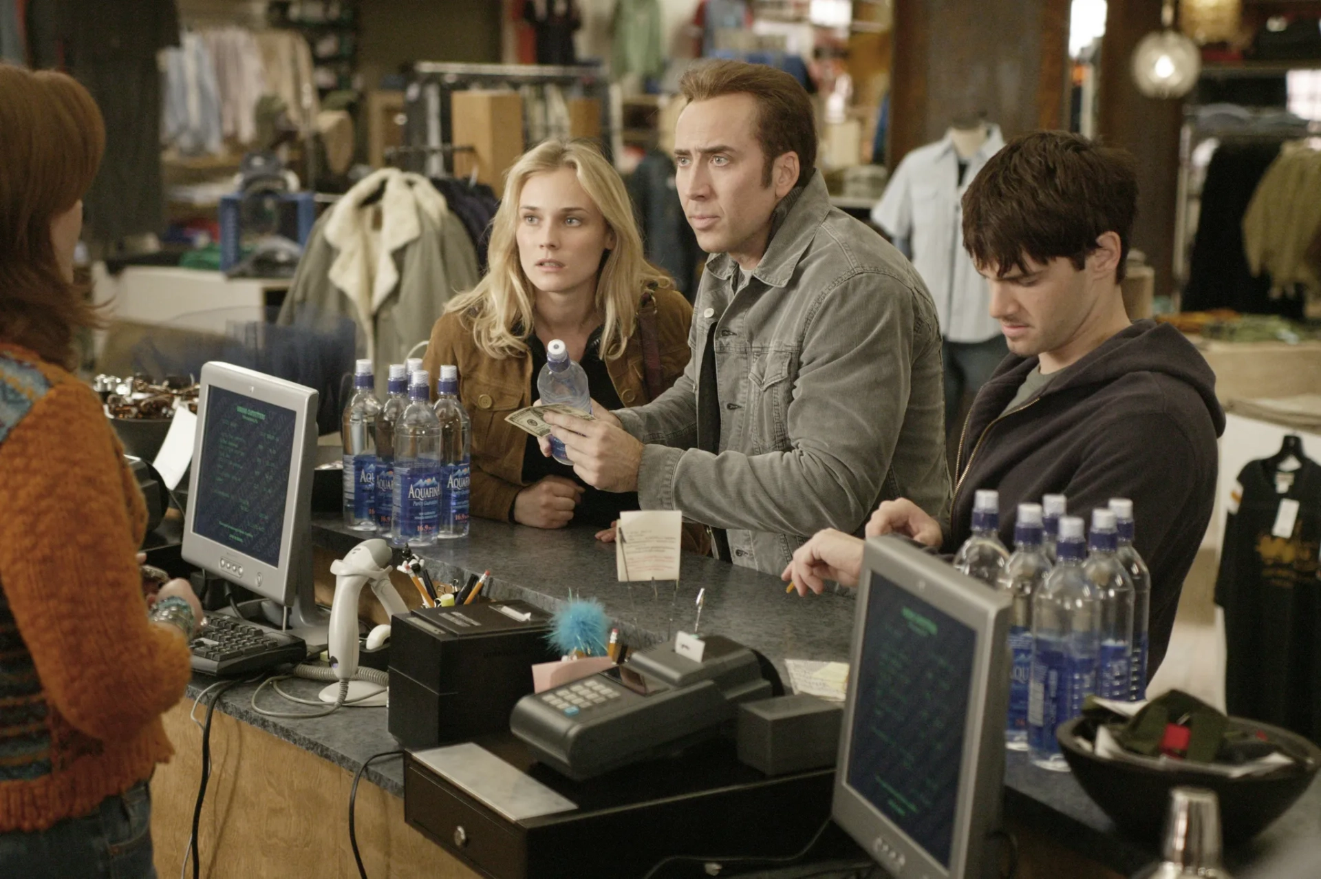 Nicolas Cage, Justin Bartha, and Diane Kruger in National Treasure (2004)