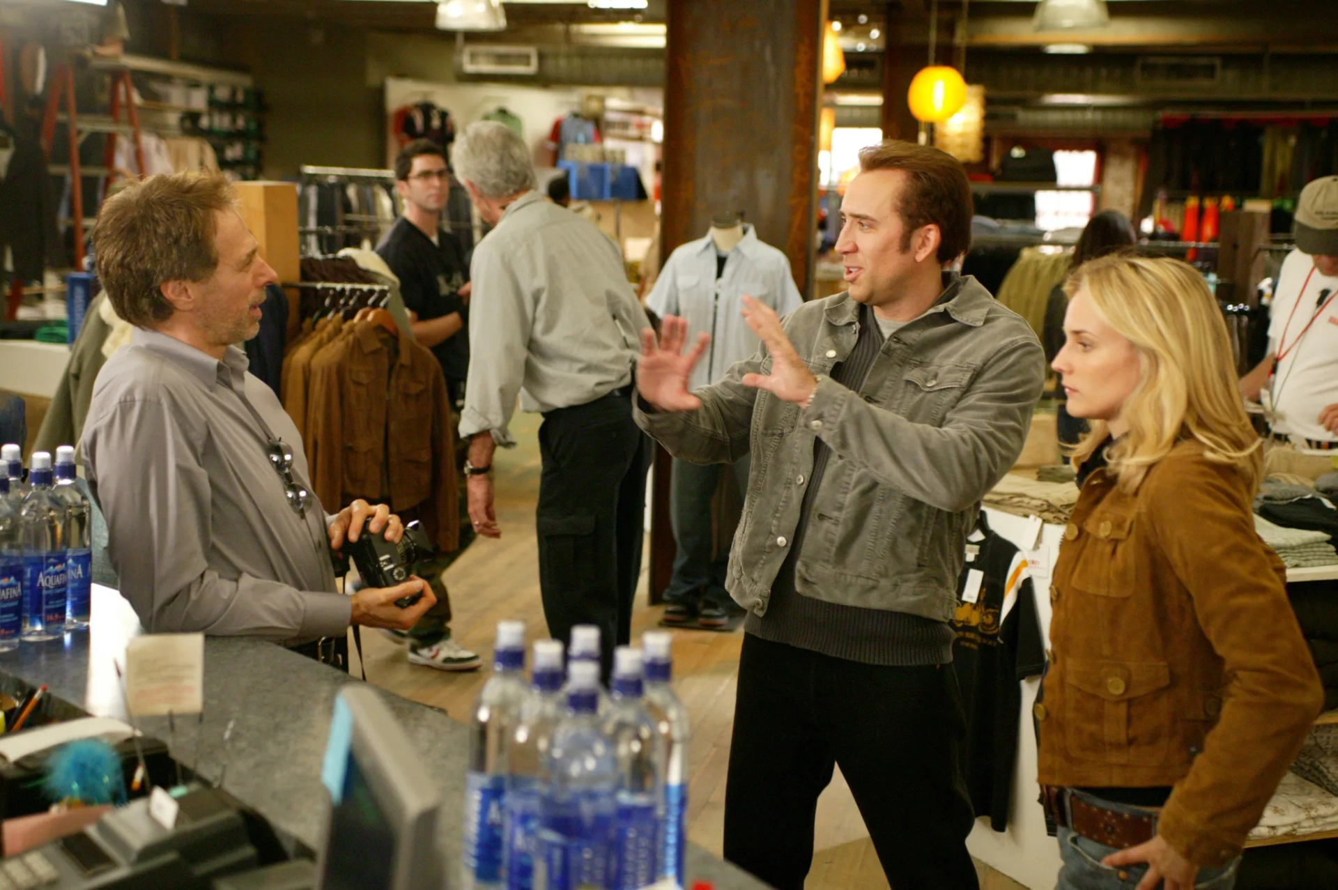 Nicolas Cage, Jerry Bruckheimer, and Diane Kruger in National Treasure (2004)