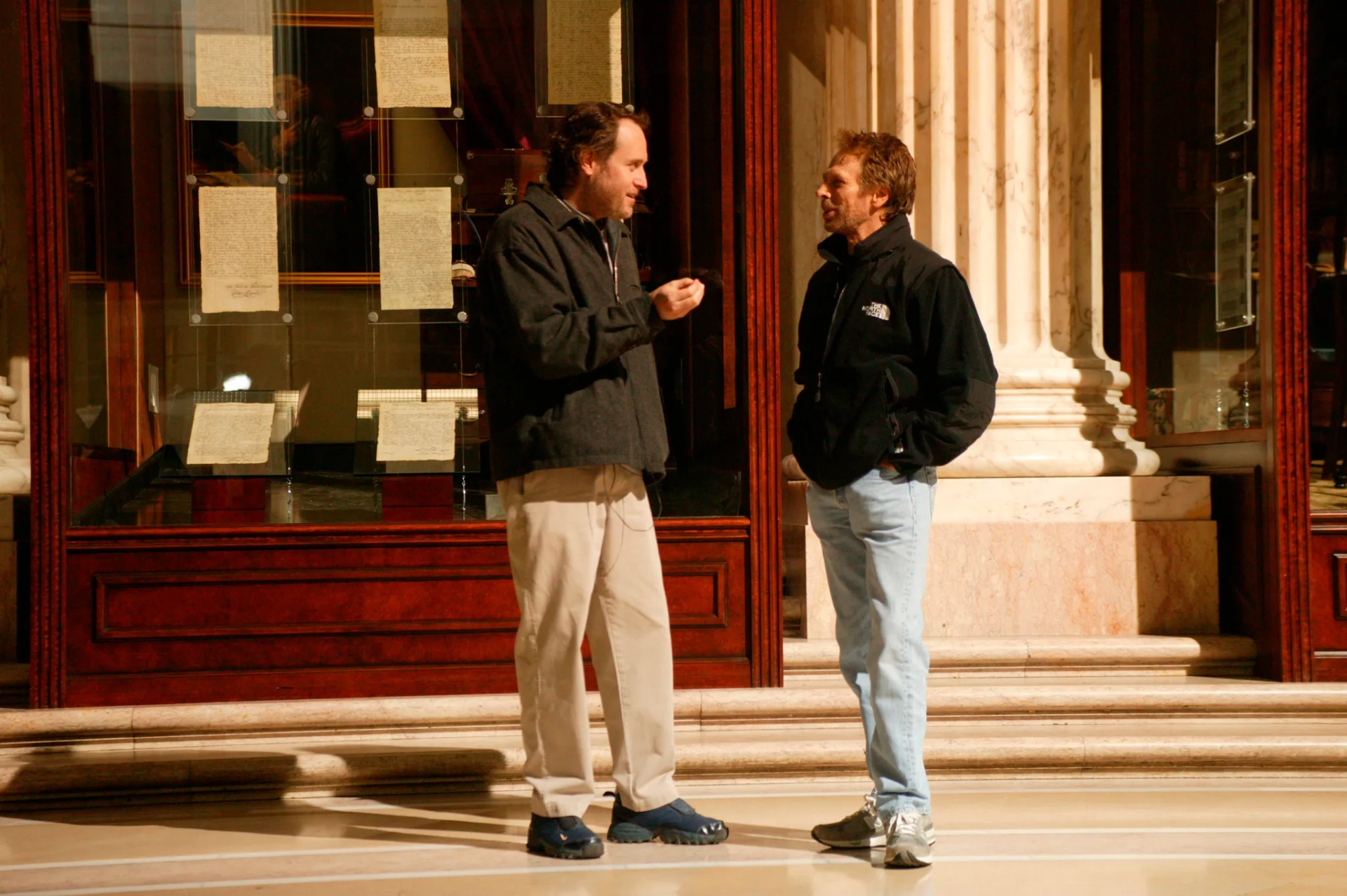 Jerry Bruckheimer and Jon Turteltaub in National Treasure (2004)