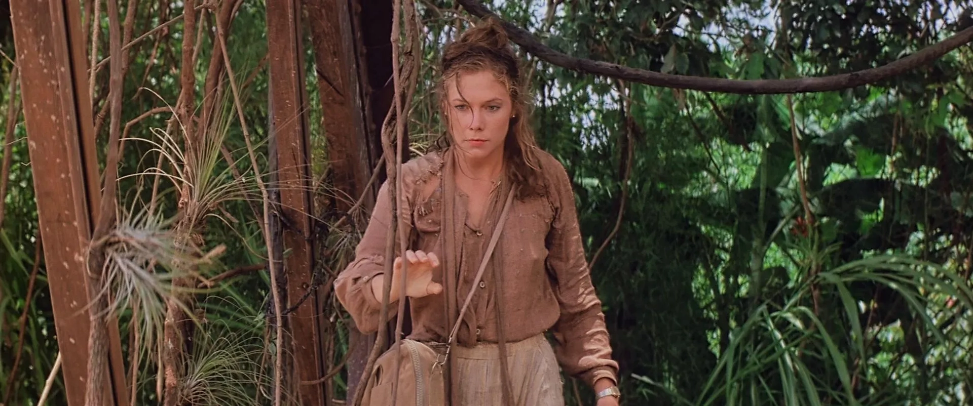 Kathleen Turner in Romancing the Stone (1984)