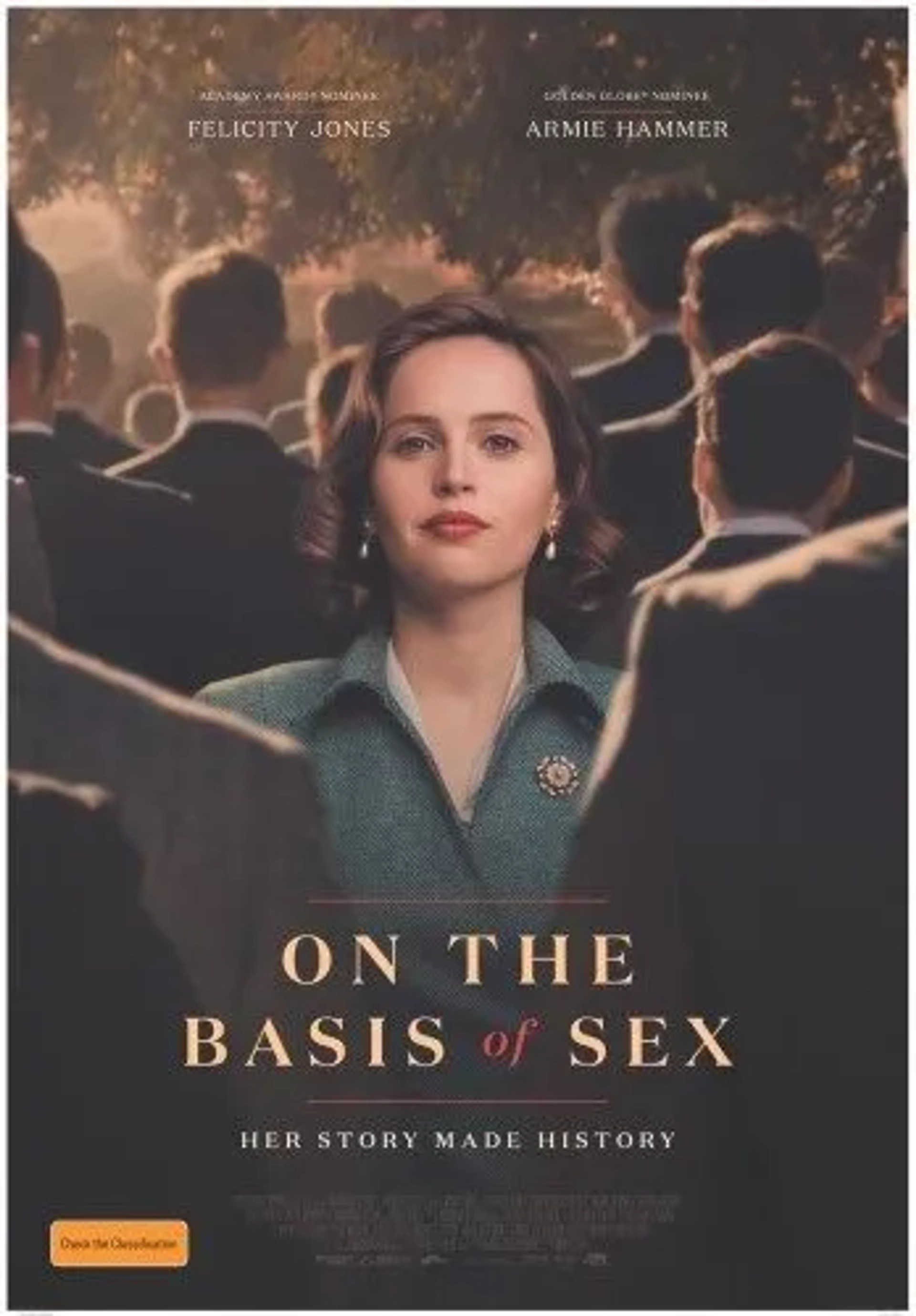 Felicity Jones in On the Basis of Sex (2018)