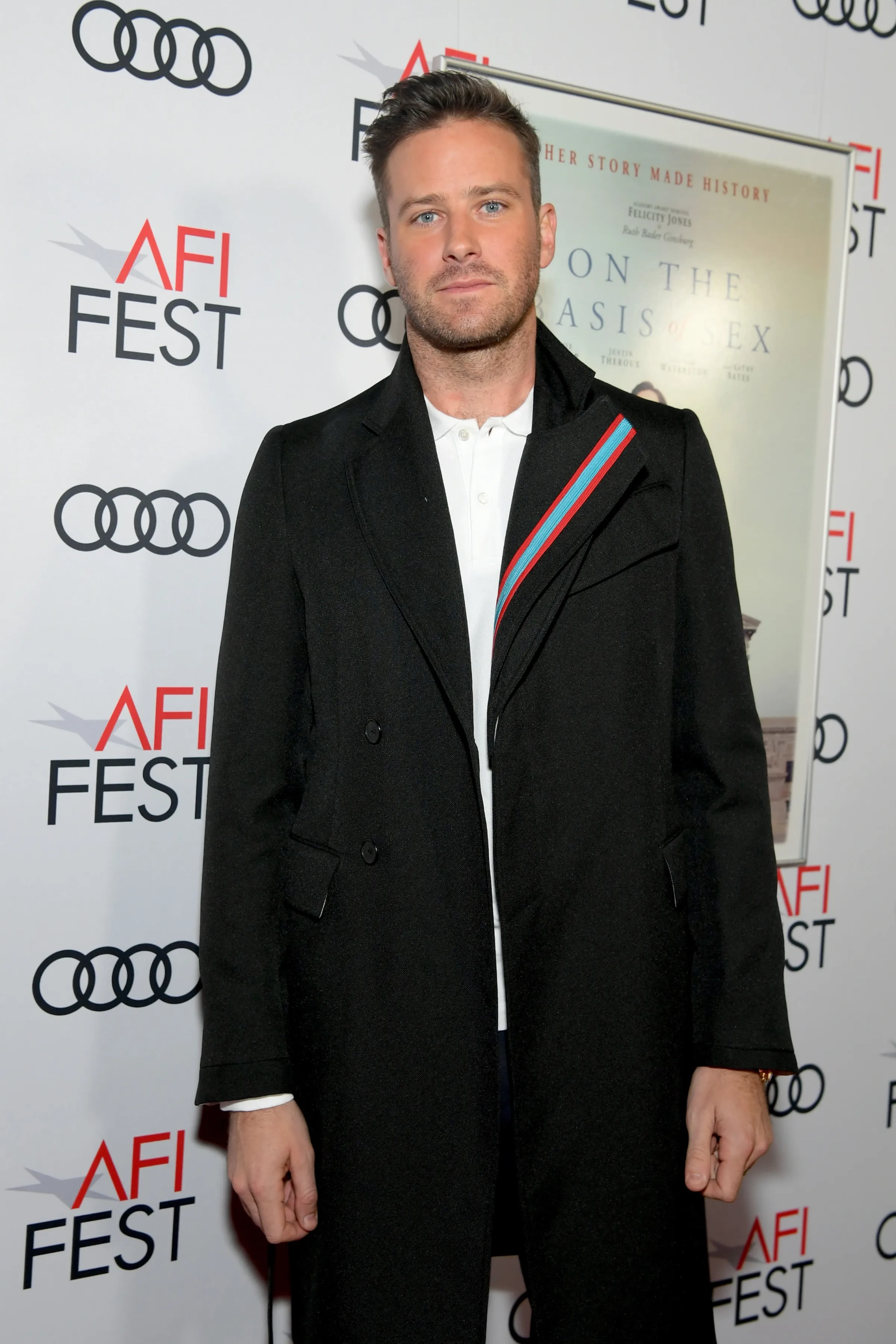 Armie Hammer at an event for On the Basis of Sex (2018)