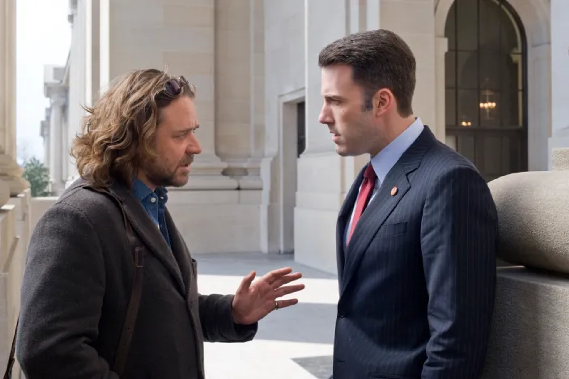 Russell Crowe and Ben Affleck in State of Play (2009)