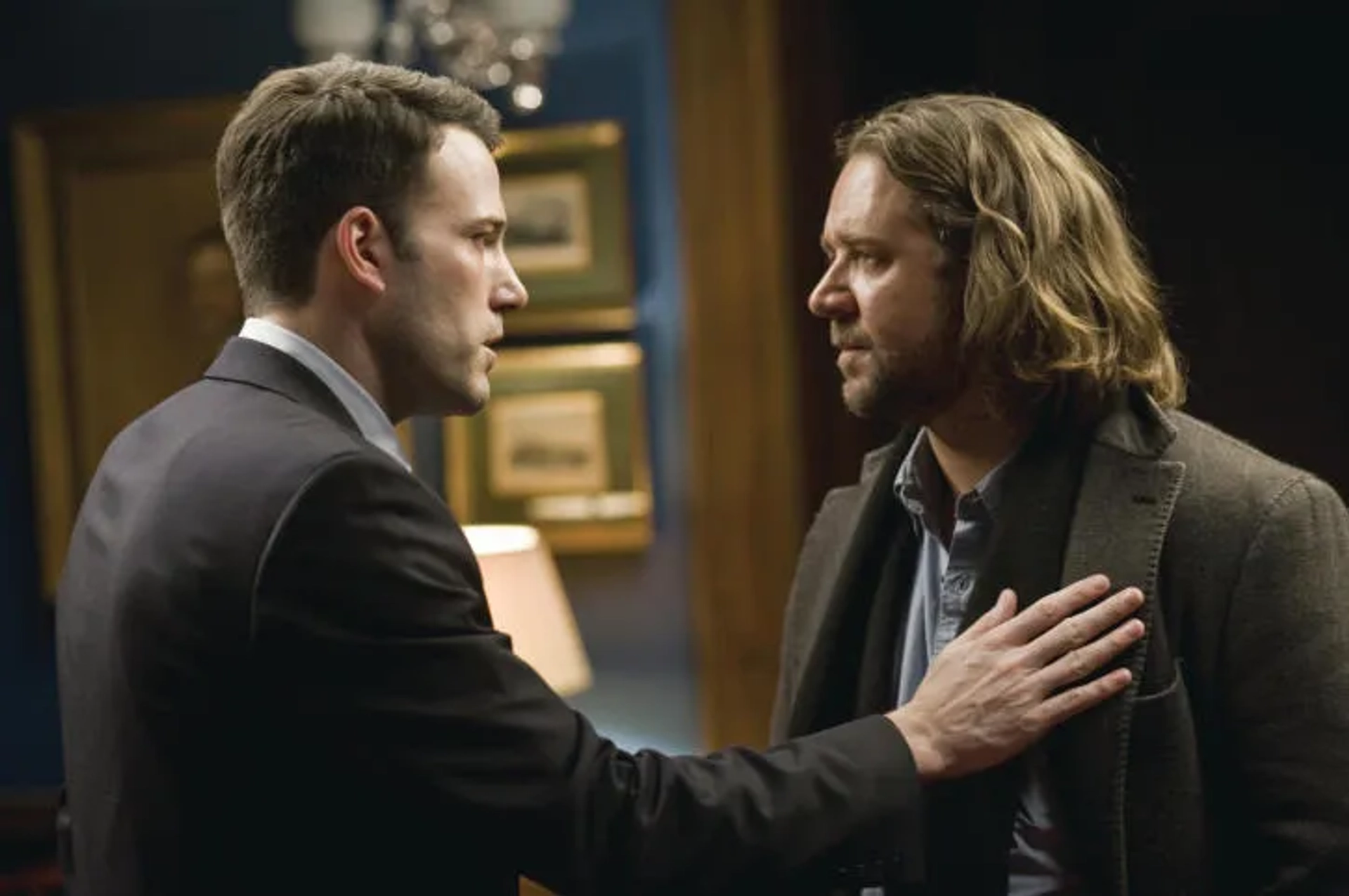 Russell Crowe and Ben Affleck in State of Play (2009)