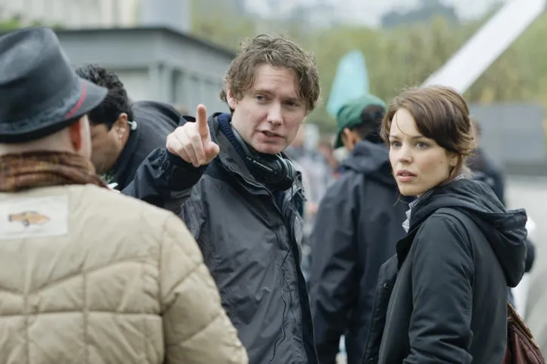 Kevin Macdonald and Rachel McAdams in State of Play (2009)
