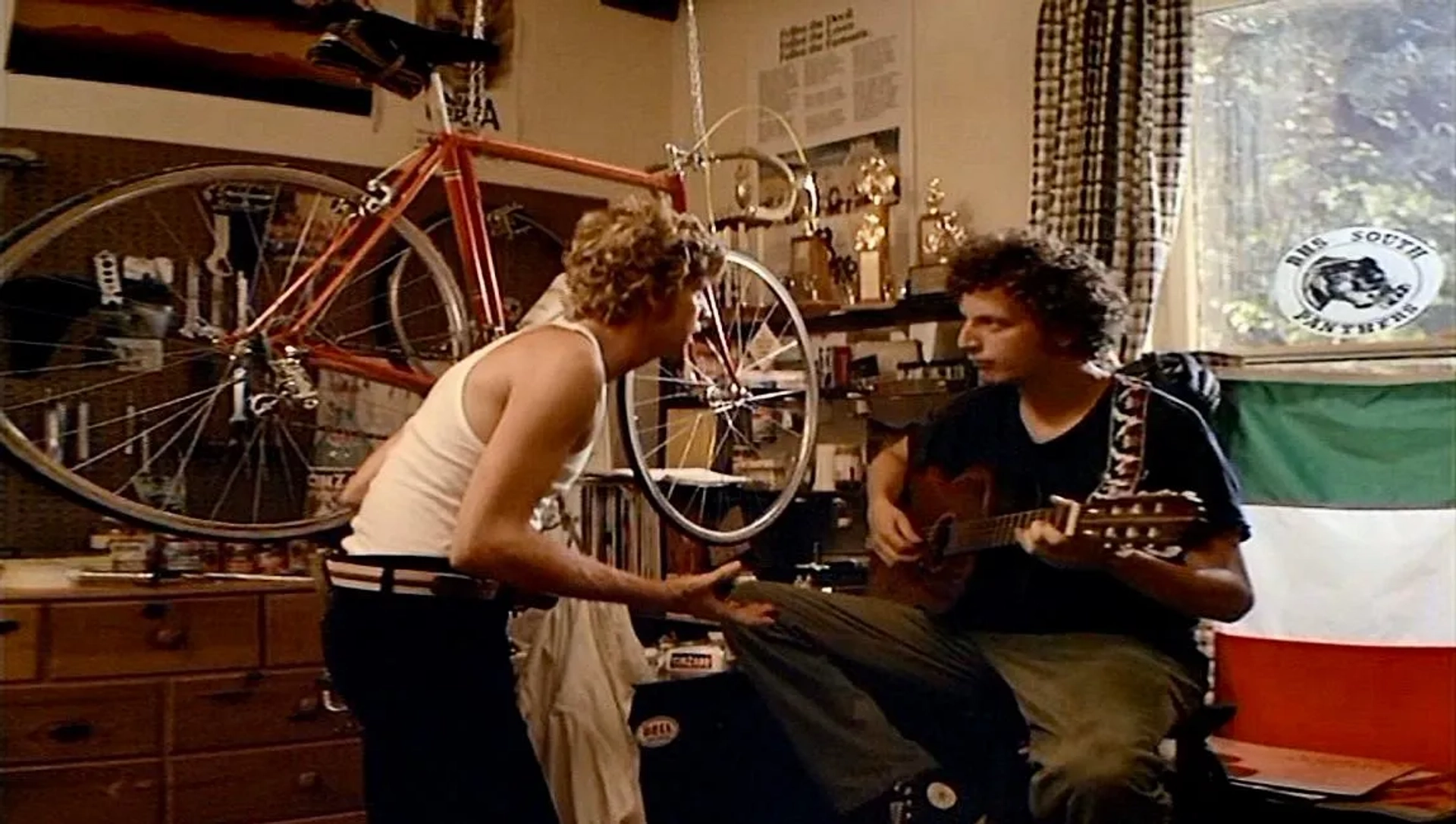 Dennis Christopher and Daniel Stern in Breaking Away (1979)