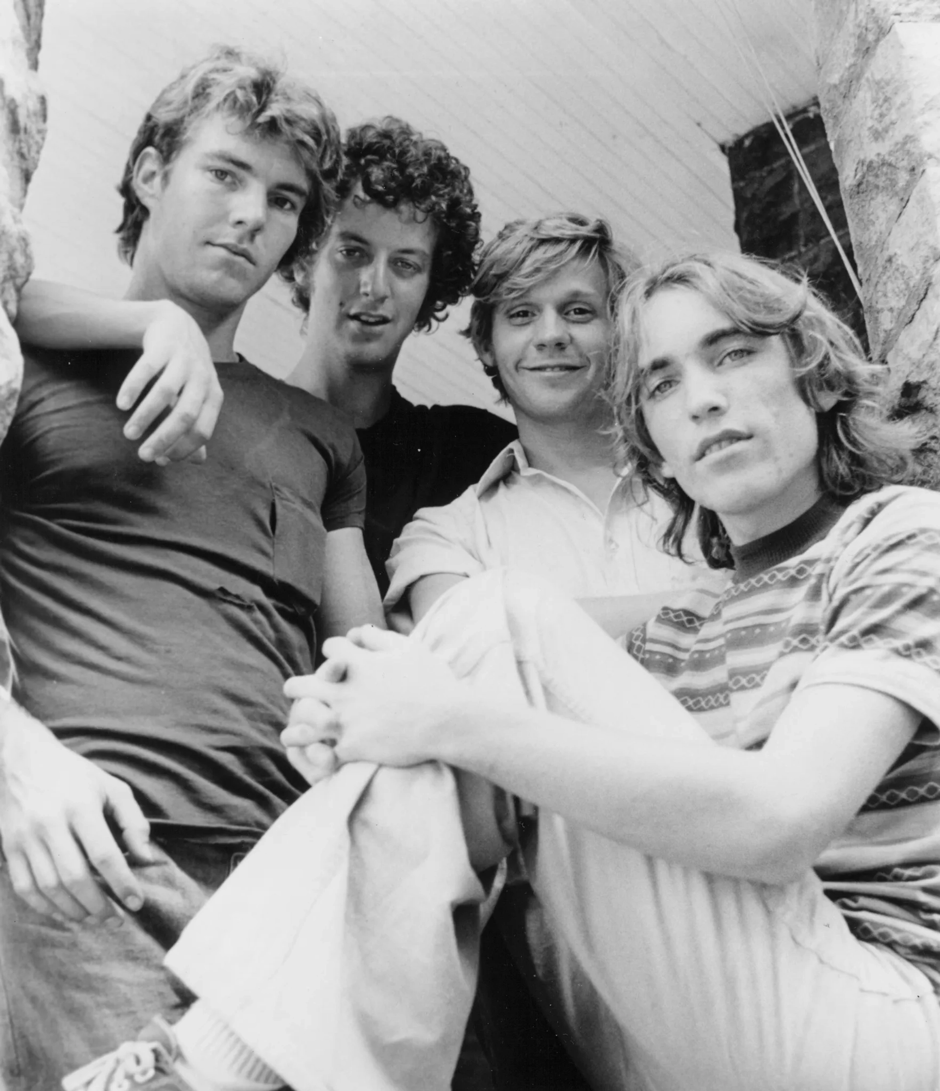 Dennis Quaid, Dennis Christopher, Jackie Earle Haley, and Daniel Stern in Breaking Away (1979)