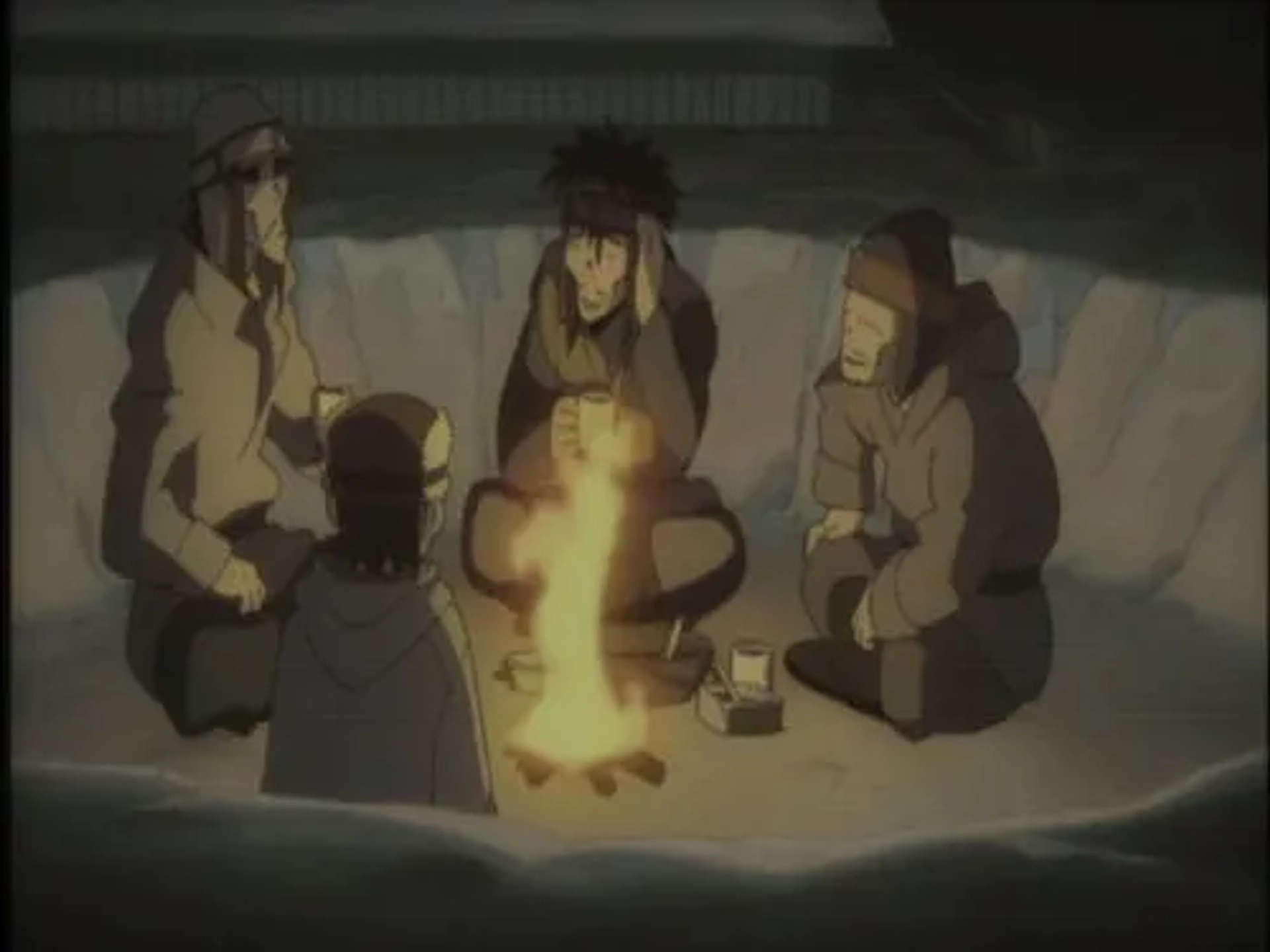 Chafûrin, Keiji Fujiwara, Ai Maeda, and Takayuki Sugô in Kino's Journey (2003)