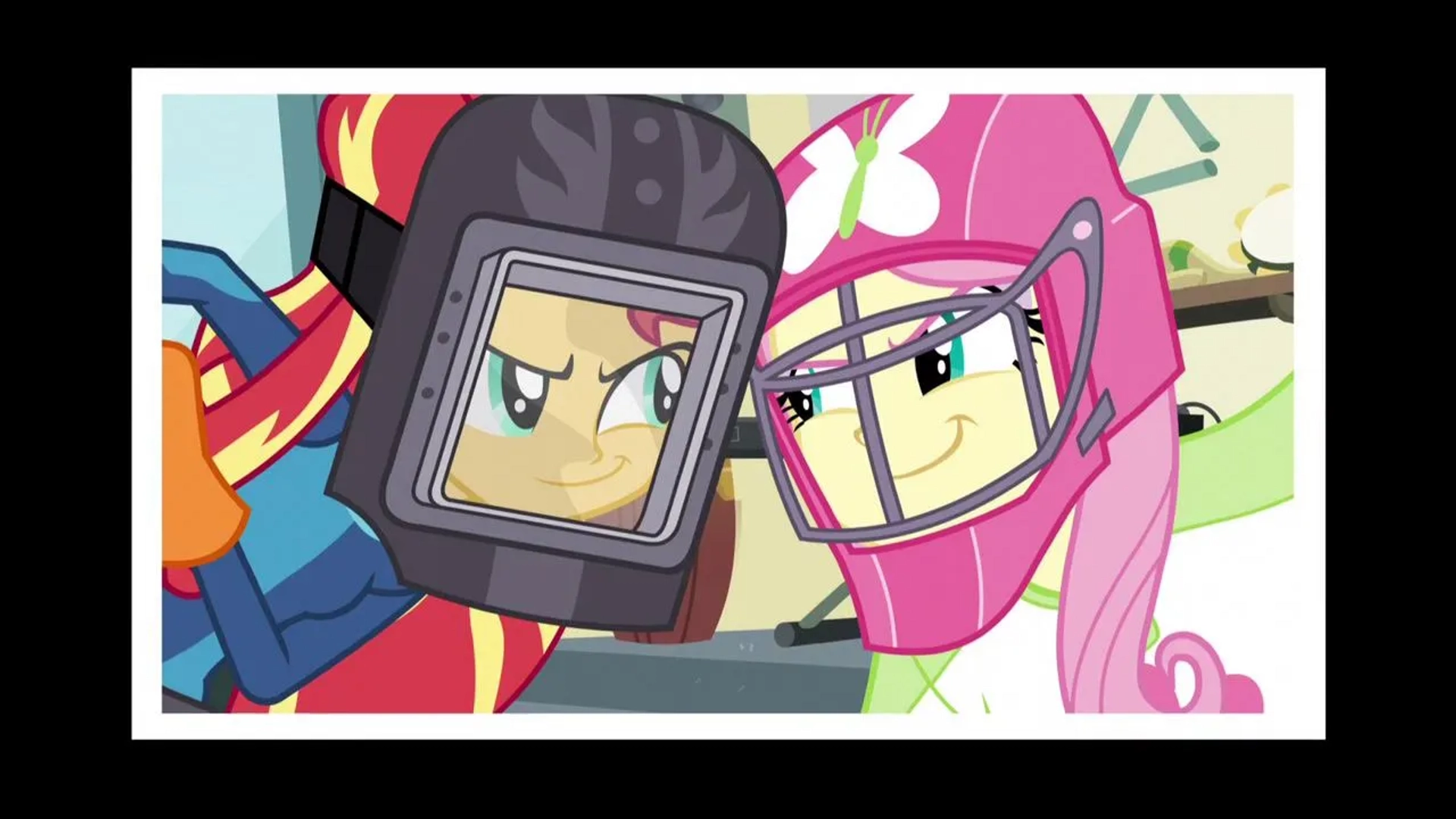 Andrea Libman and Rebecca Shoichet in My Little Pony: Equestria Girls - Friendship Games (2015)