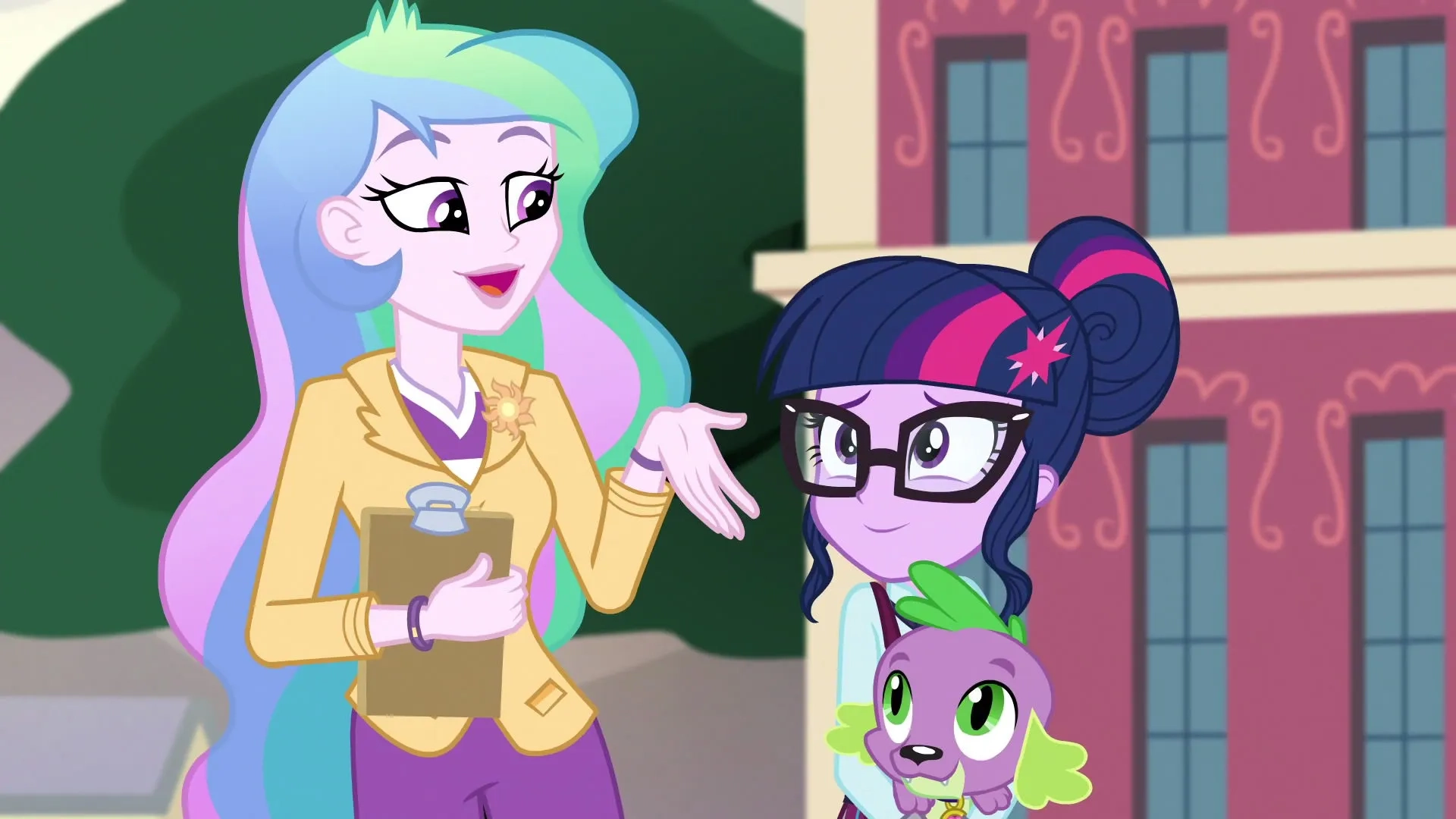 Tara Strong and Britt McKillip in My Little Pony: Equestria Girls - Friendship Games (2015)