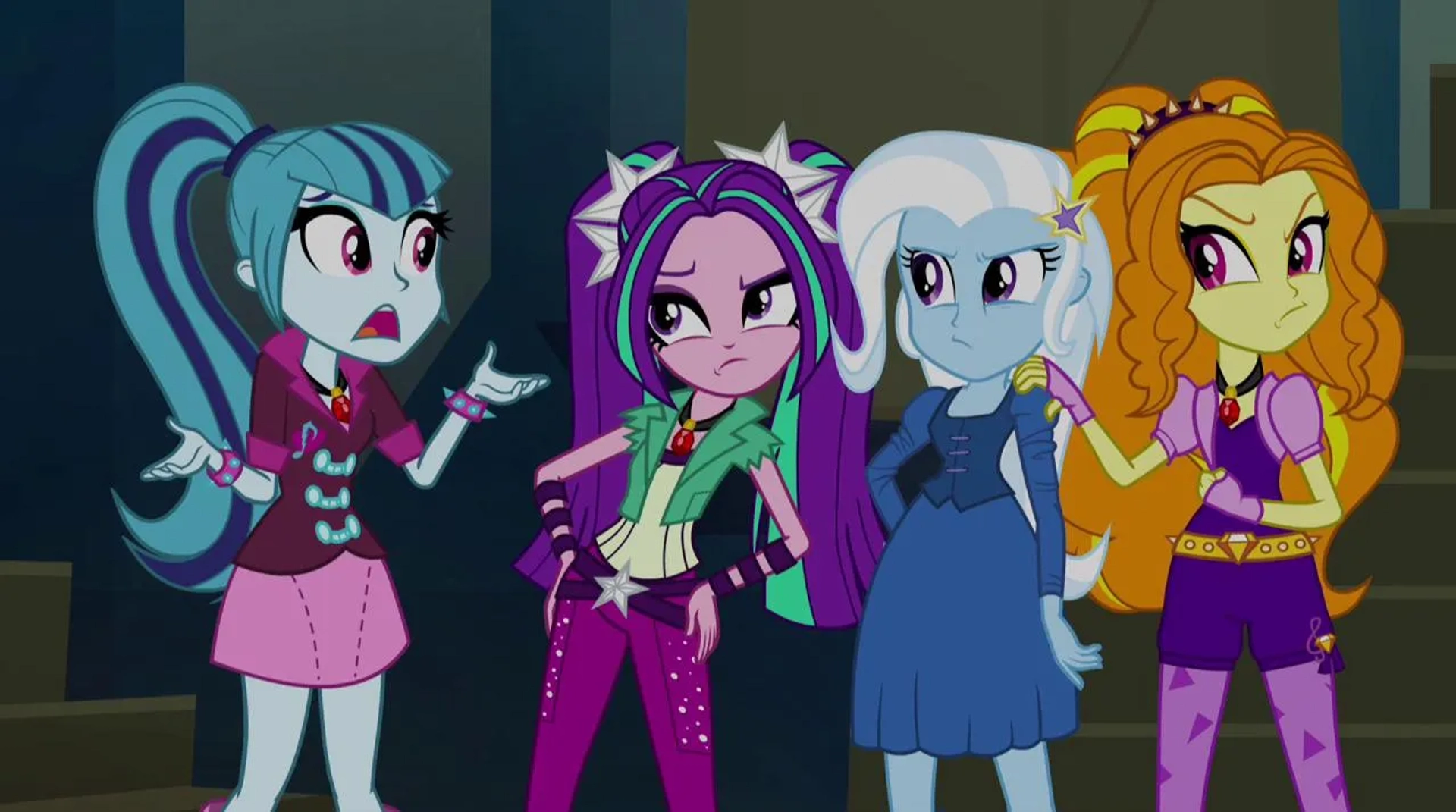 Kathleen Barr, Maryke Hendrikse, Diana Kaarina, and Kazumi Evans in My Little Pony: Equestria Girls - Rainbow Rocks Animated (2014)