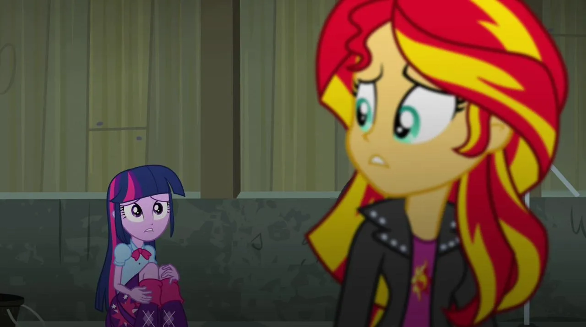 Tara Strong and Rebecca Shoichet in My Little Pony: Equestria Girls - Rainbow Rocks Animated (2014)