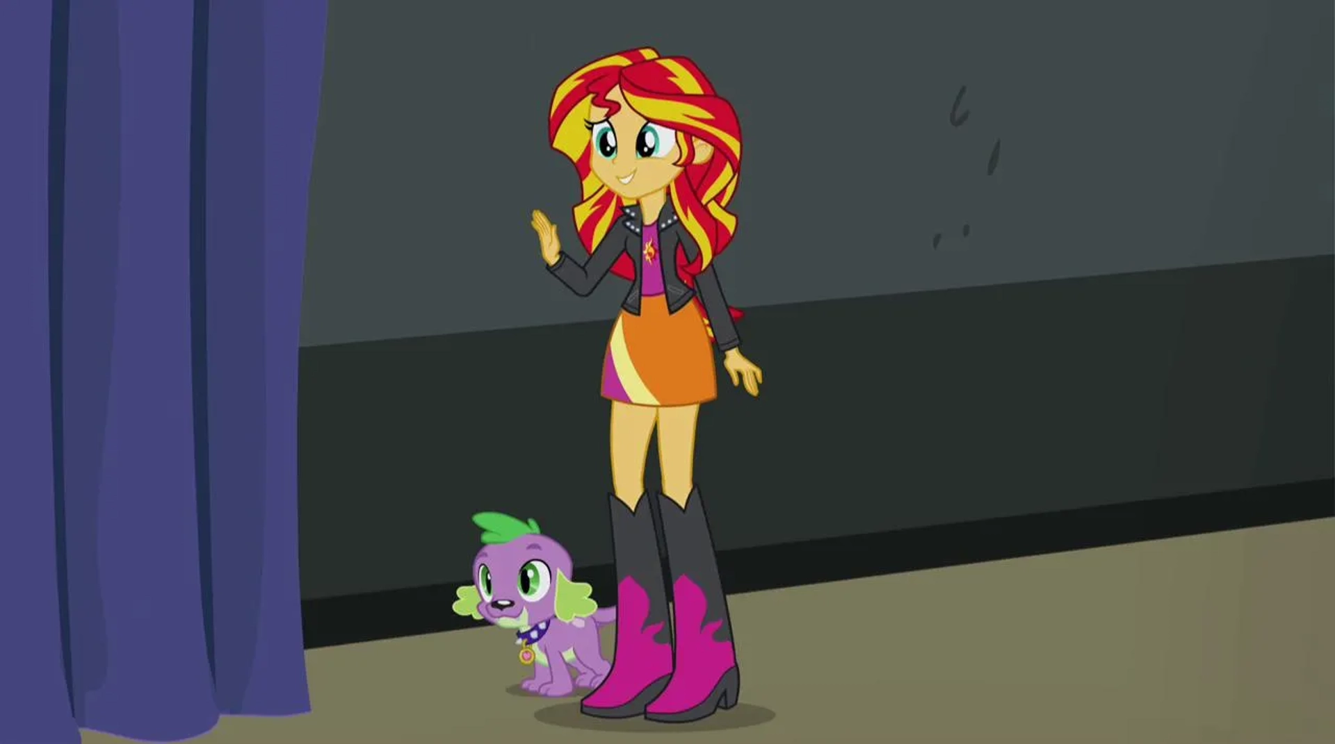 Cathy Weseluck and Rebecca Shoichet in My Little Pony: Equestria Girls - Rainbow Rocks Animated (2014)