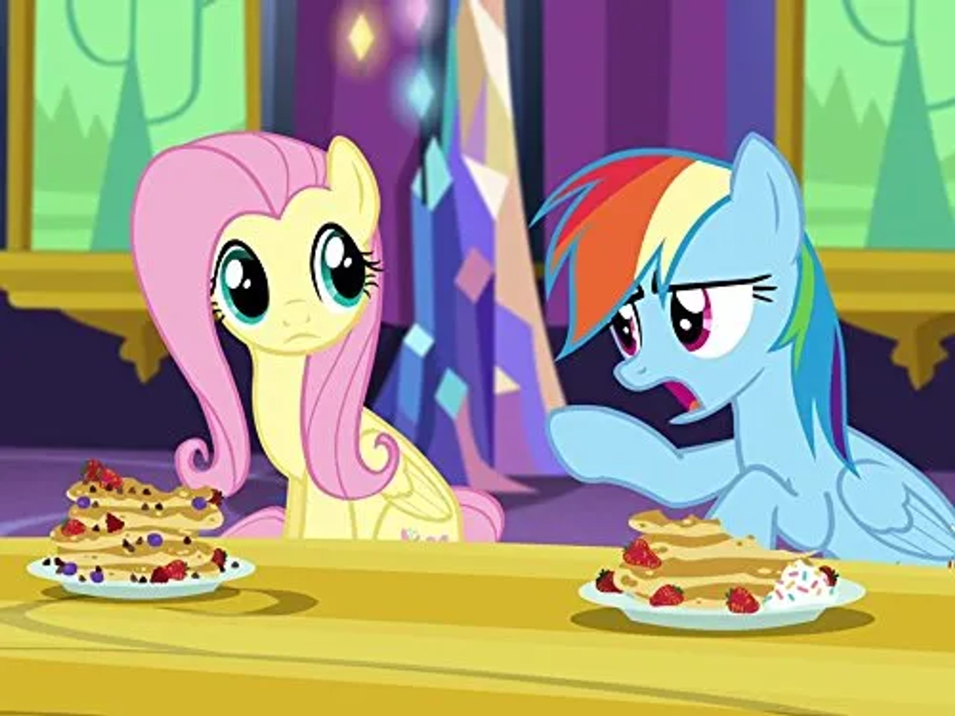 Andrea Libman and Ashleigh Ball in My Little Pony: Friendship Is Magic (2010)
