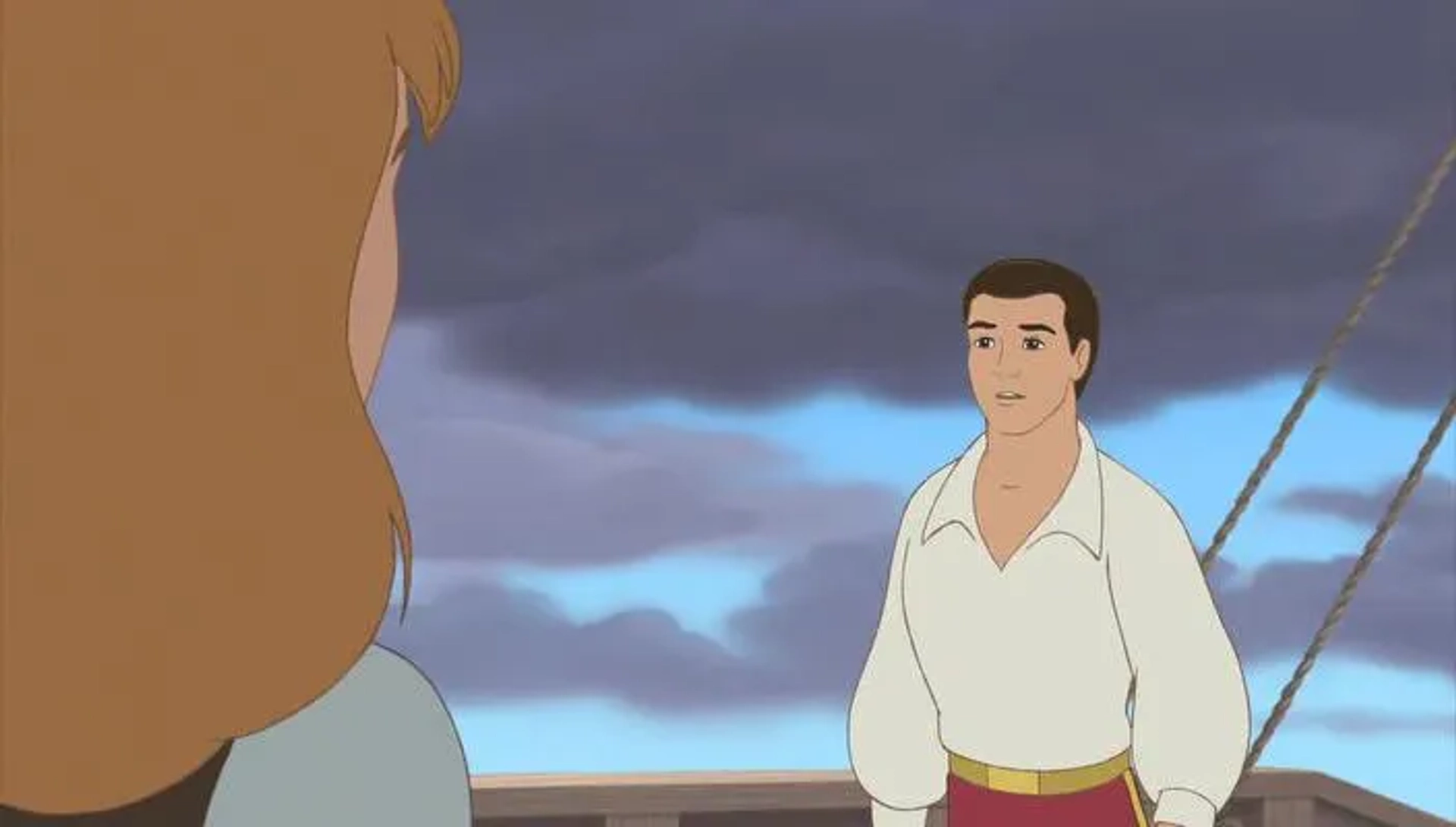 Christopher Daniel Barnes and Jennifer Hale in Cinderella 3: A Twist in Time (2007)