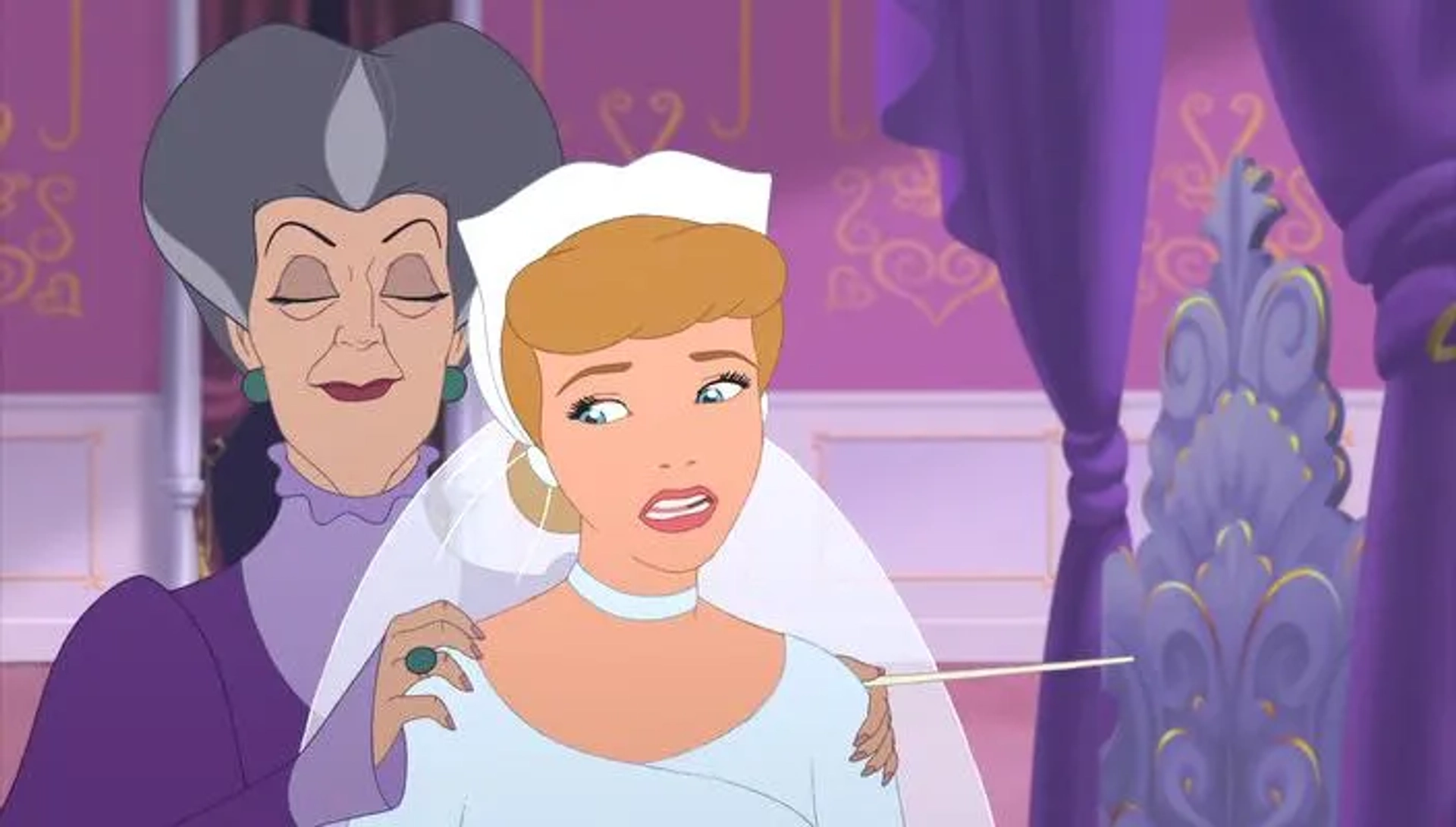 Susanne Blakeslee and Tress MacNeille in Cinderella 3: A Twist in Time (2007)