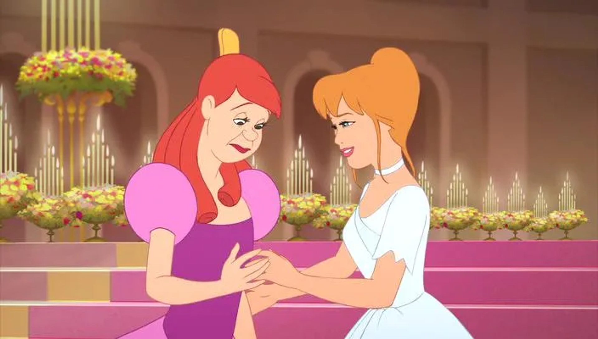 Jennifer Hale and Tress MacNeille in Cinderella 3: A Twist in Time (2007)