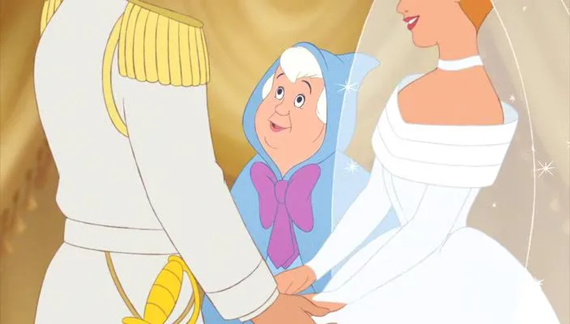 Christopher Daniel Barnes, Jennifer Hale, and Russi Taylor in Cinderella 3: A Twist in Time (2007)