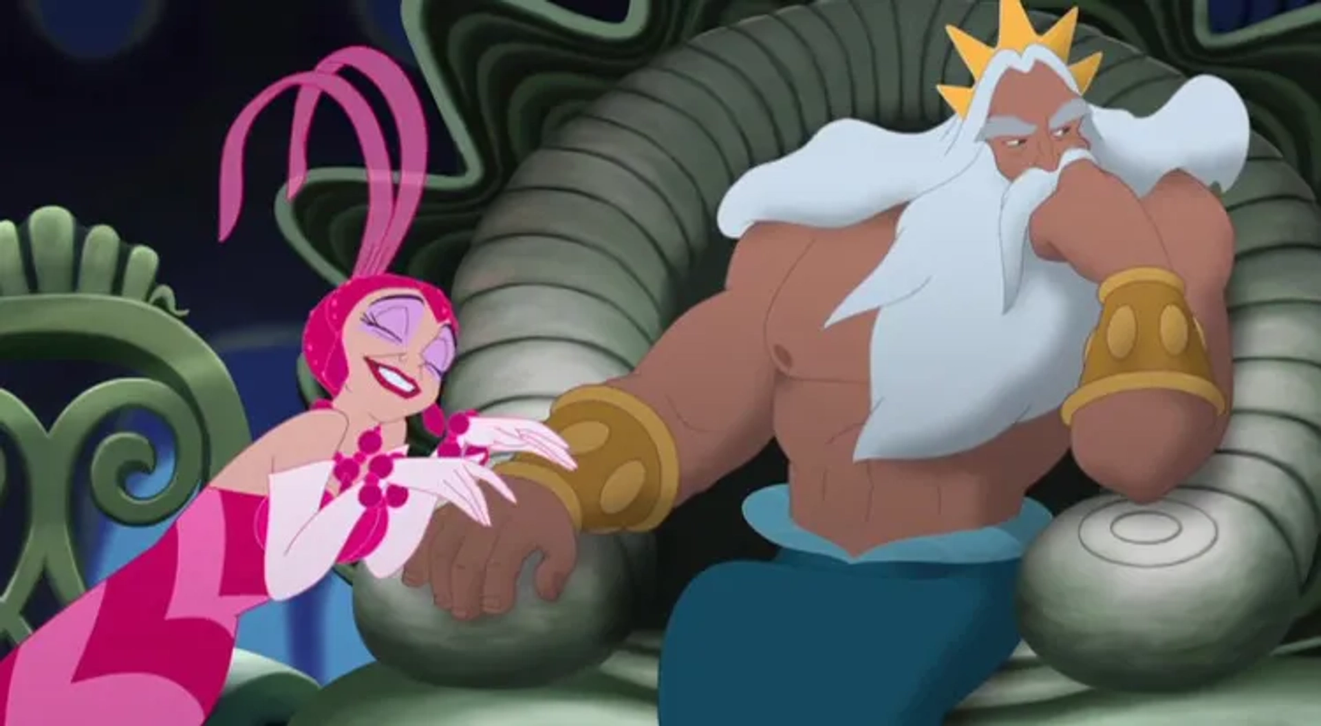Sally Field and Jim Cummings in The Little Mermaid: Ariel's Beginning (2008)