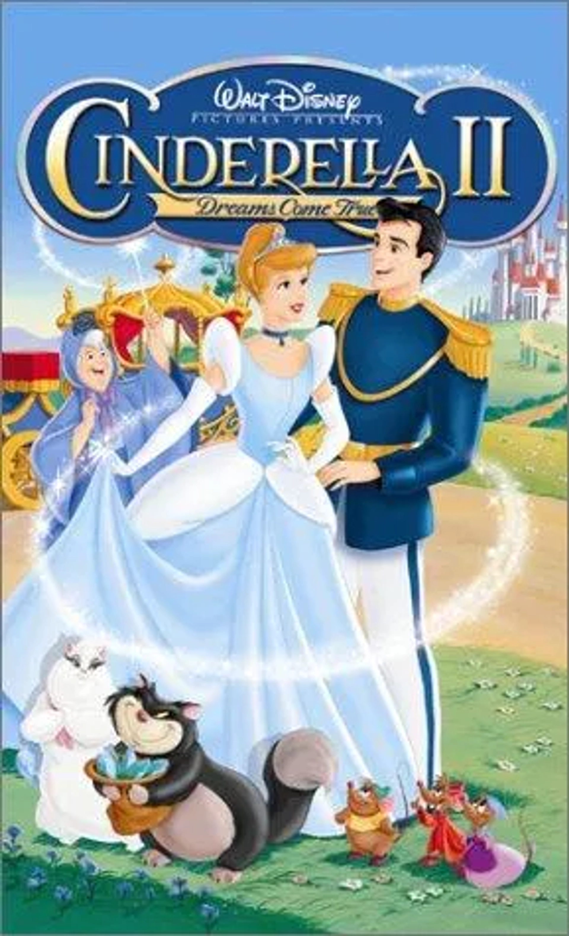 Christopher Daniel Barnes, Corey Burton, Jennifer Hale, Rob Paulsen, Russi Taylor, and Frank Welker in Cinderella II: Dreams Come True (2002)