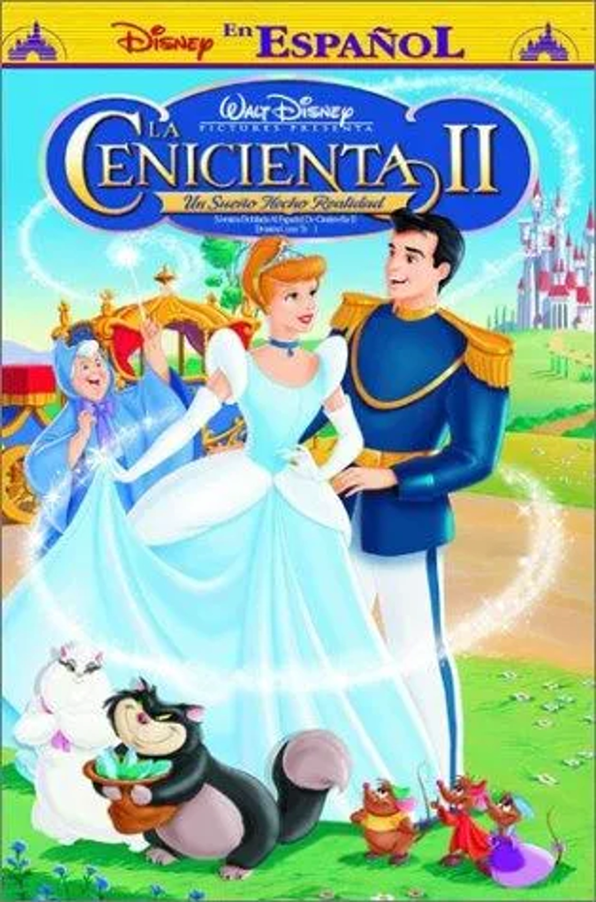 Christopher Daniel Barnes, Corey Burton, Jennifer Hale, Rob Paulsen, Russi Taylor, and Frank Welker in Cinderella II: Dreams Come True (2002)
