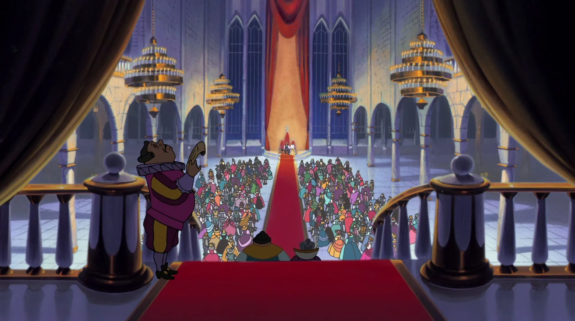 Finola Hughes and Jim Cummings in Pocahontas 2: Journey to a New World (1998)