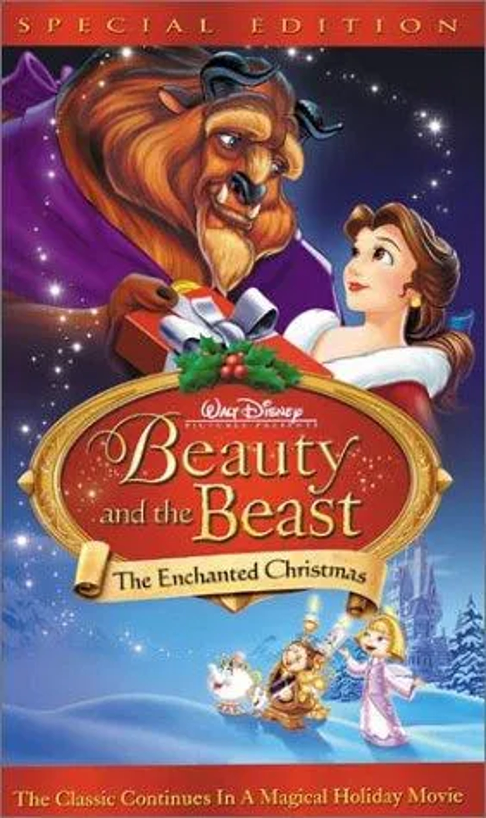 Robby Benson, Angela Lansbury, Jerry Orbach, Bernadette Peters, David Ogden Stiers, Haley Joel Osment, Andrew Keenan-Bolger, and Paige O'Hara in Beauty and the Beast: The Enchanted Christmas (1997)