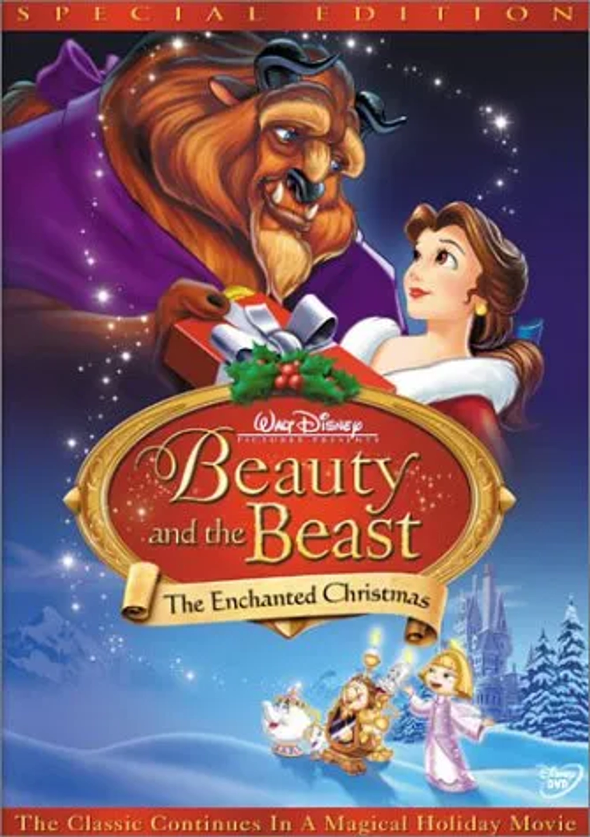 Robby Benson, Angela Lansbury, Jerry Orbach, Bernadette Peters, David Ogden Stiers, Haley Joel Osment, Andrew Keenan-Bolger, and Paige O'Hara in Beauty and the Beast: The Enchanted Christmas (1997)