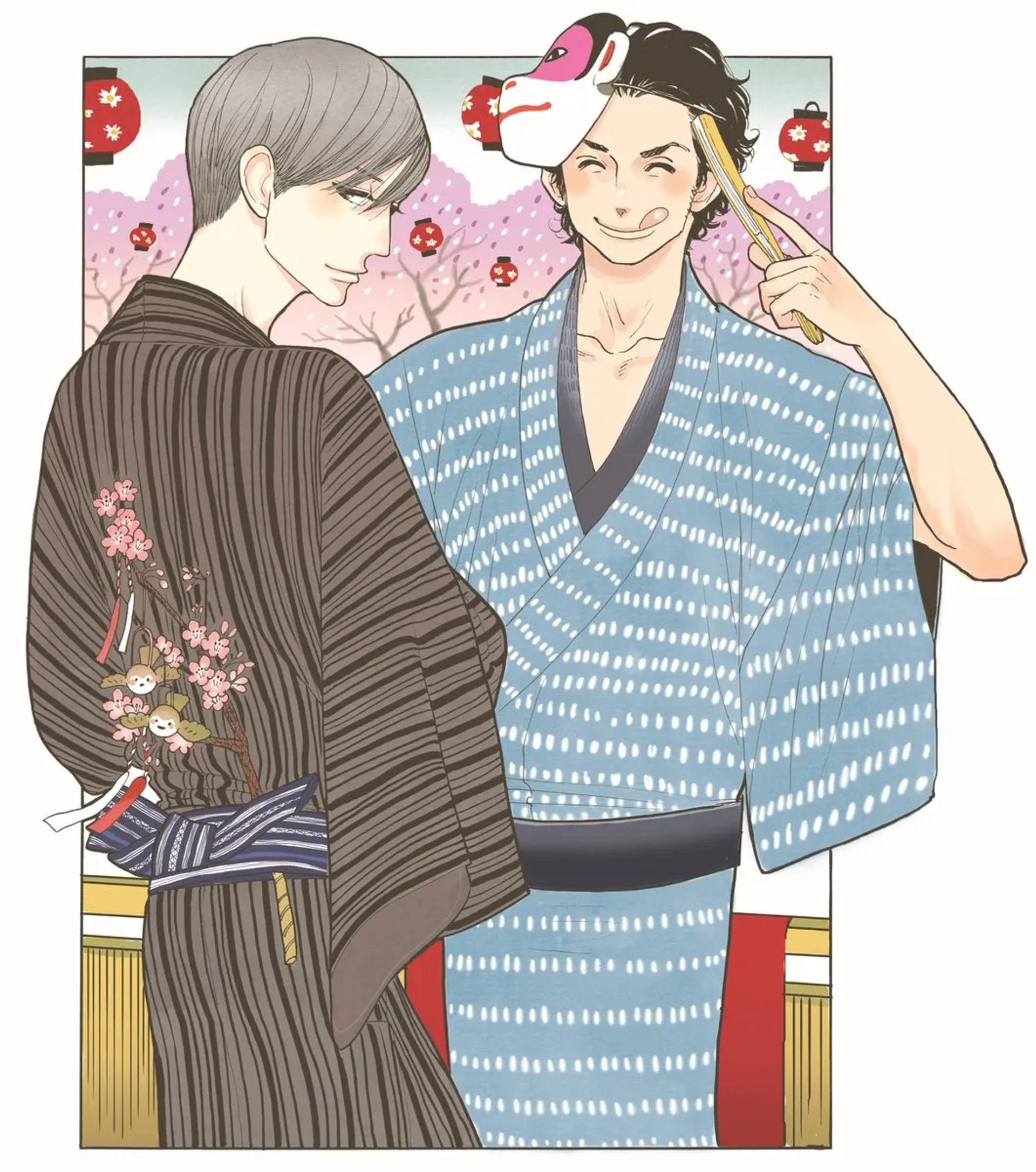 Akira Ishida and Kôichi Yamadera in Showa Genroku Rakugo Shinju (2016)