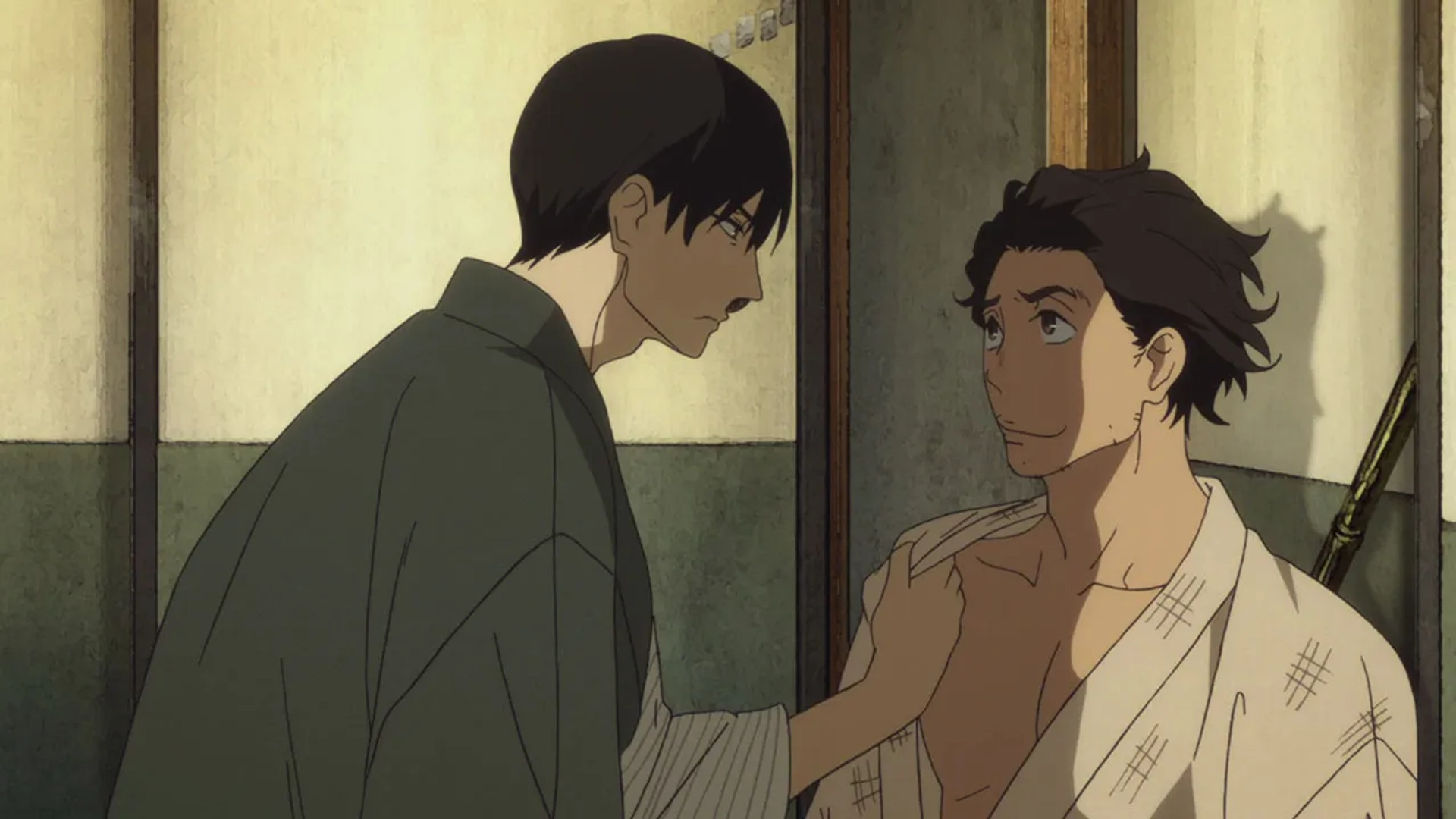 Akira Ishida and Kôichi Yamadera in Showa Genroku Rakugo Shinju (2016)