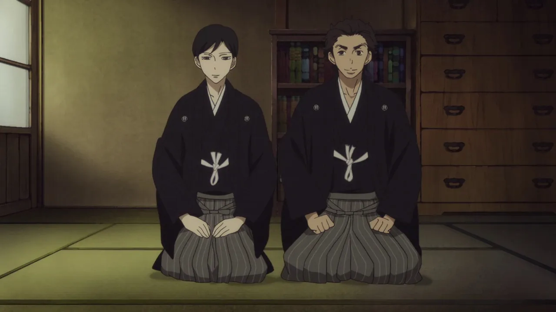 Akira Ishida and Kôichi Yamadera in Showa Genroku Rakugo Shinju (2016)