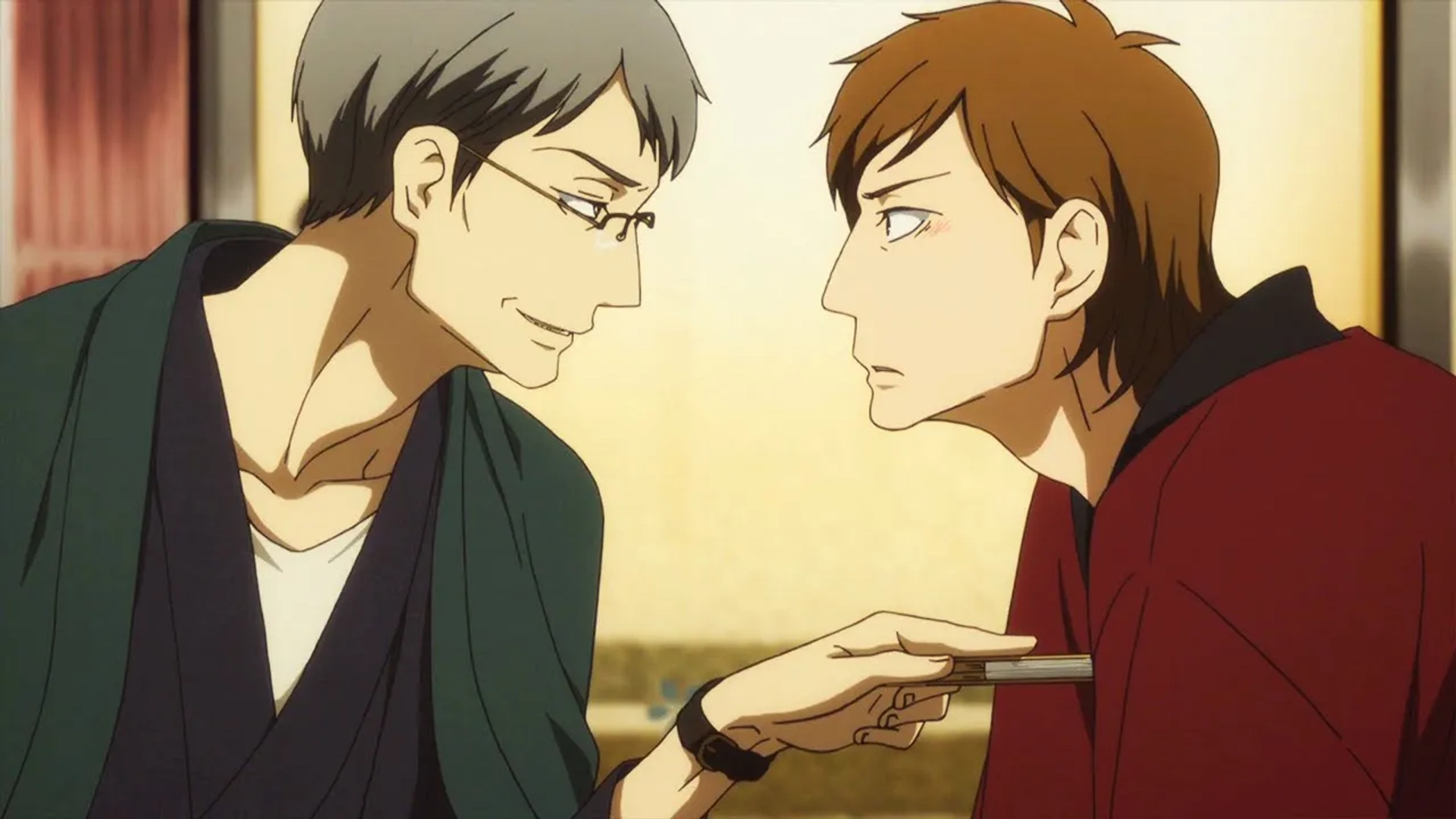 Akira Ishida and Tomokazu Seki in Showa Genroku Rakugo Shinju (2016)