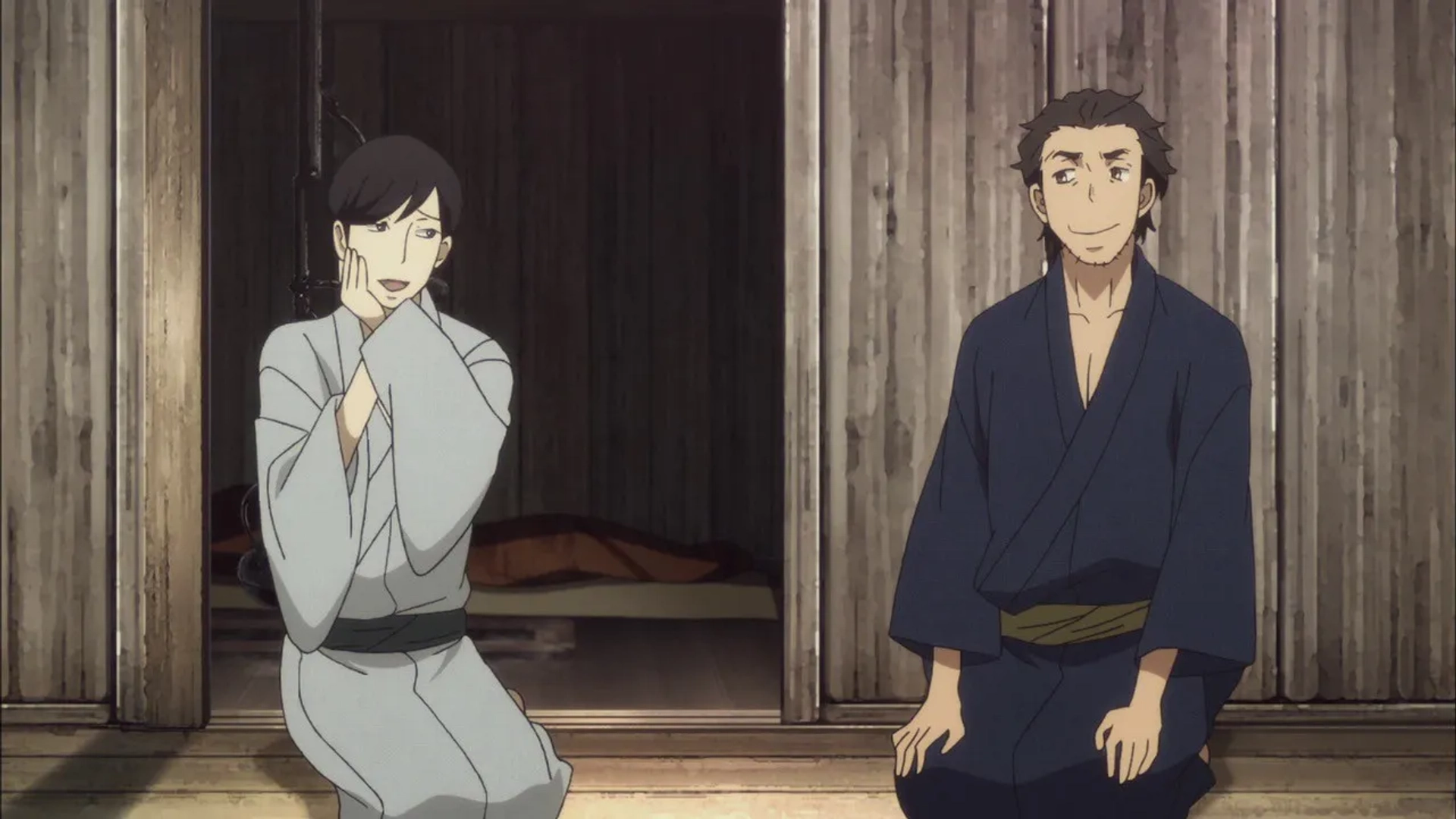 Akira Ishida and Kôichi Yamadera in Showa Genroku Rakugo Shinju (2016)
