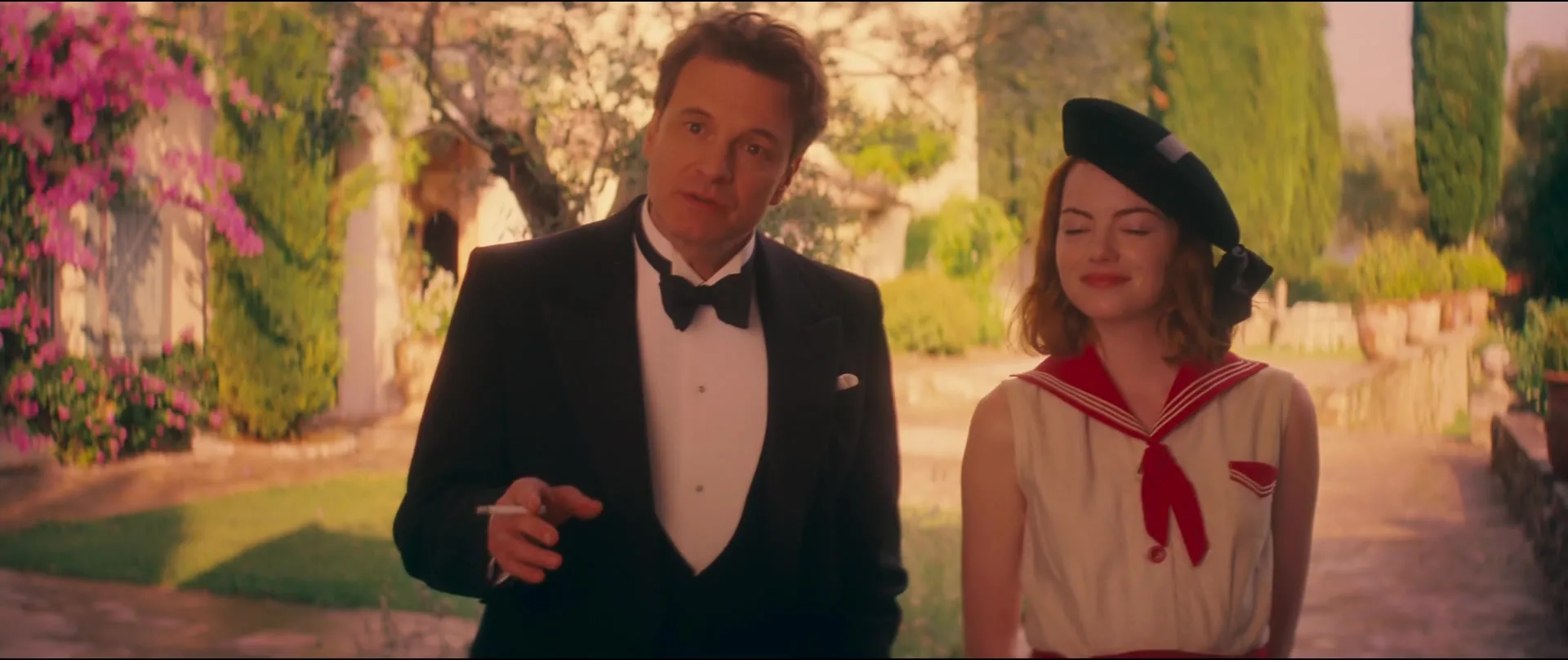 Colin Firth and Emma Stone in Magic in the Moonlight (2014)