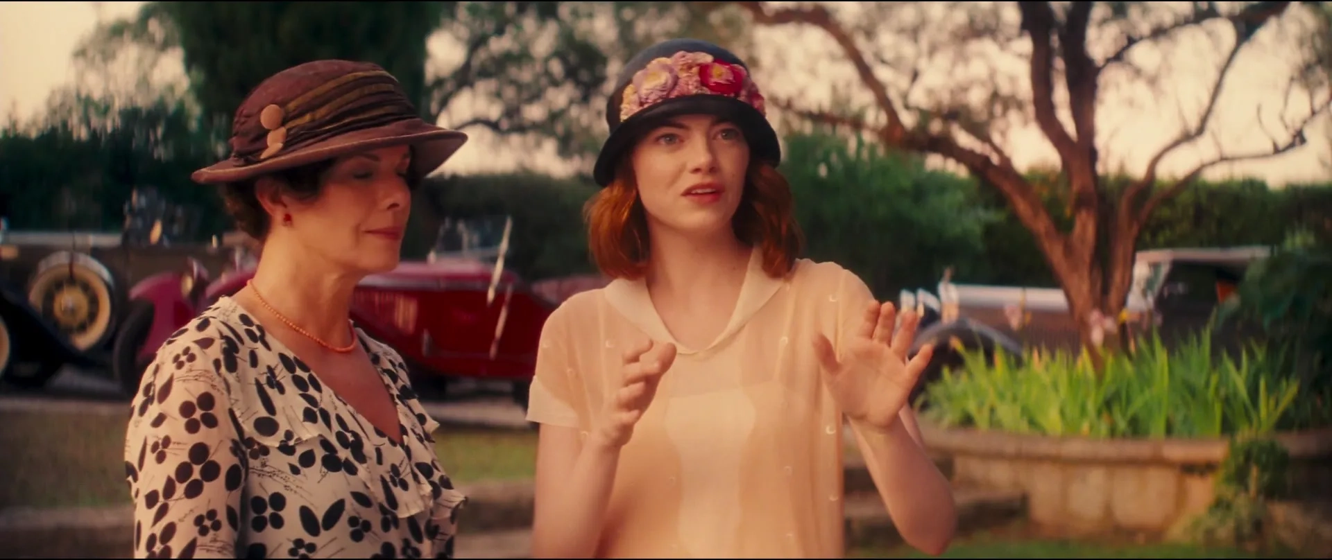 Marcia Gay Harden and Emma Stone in Magic in the Moonlight (2014)
