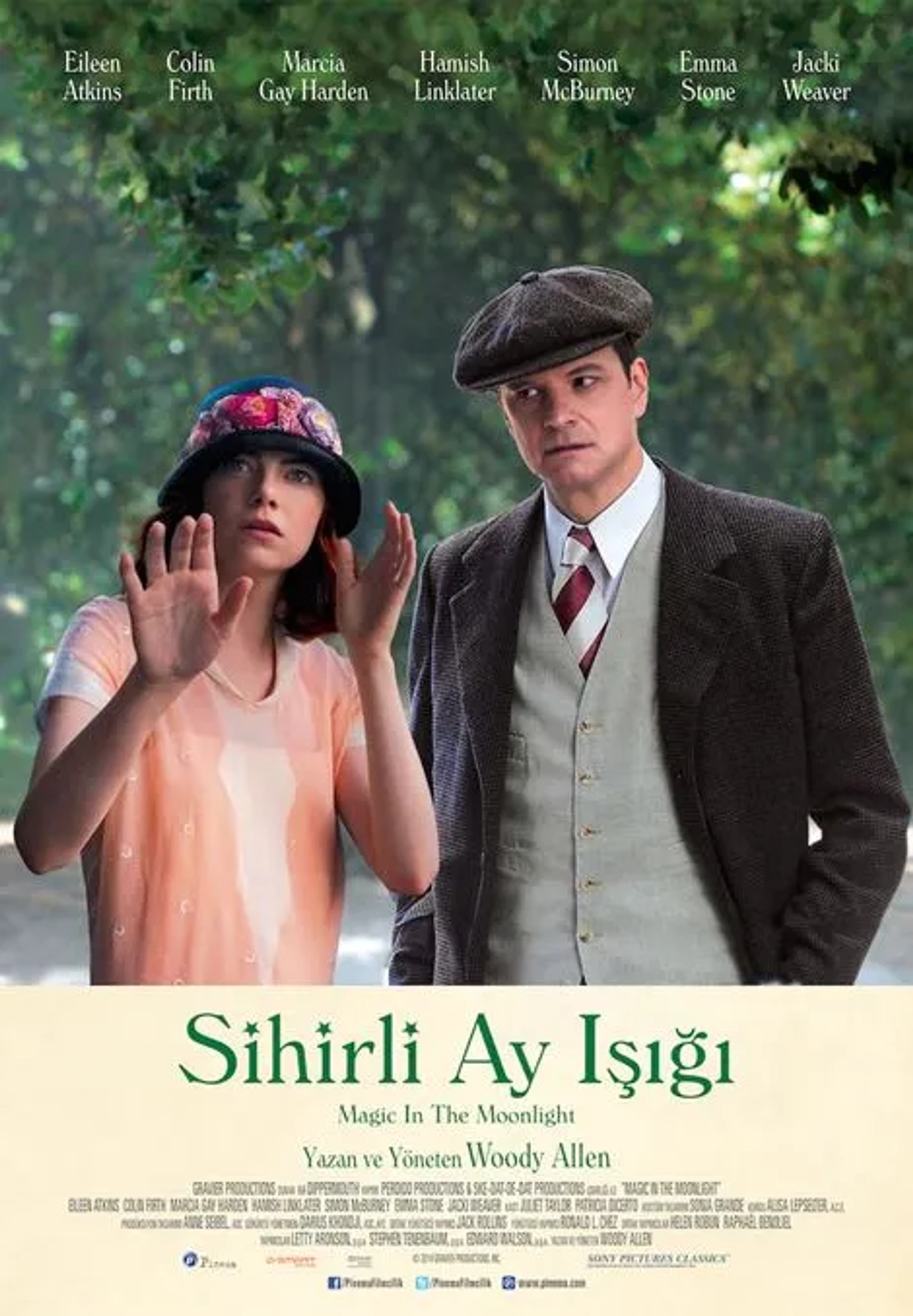 Colin Firth and Emma Stone in Magic in the Moonlight (2014)