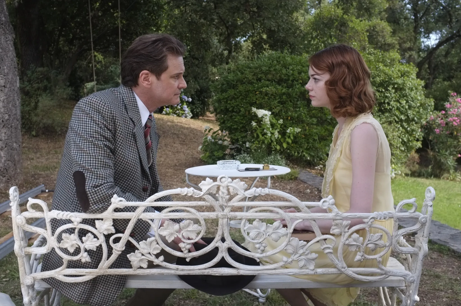 Colin Firth and Emma Stone in Magic in the Moonlight (2014)