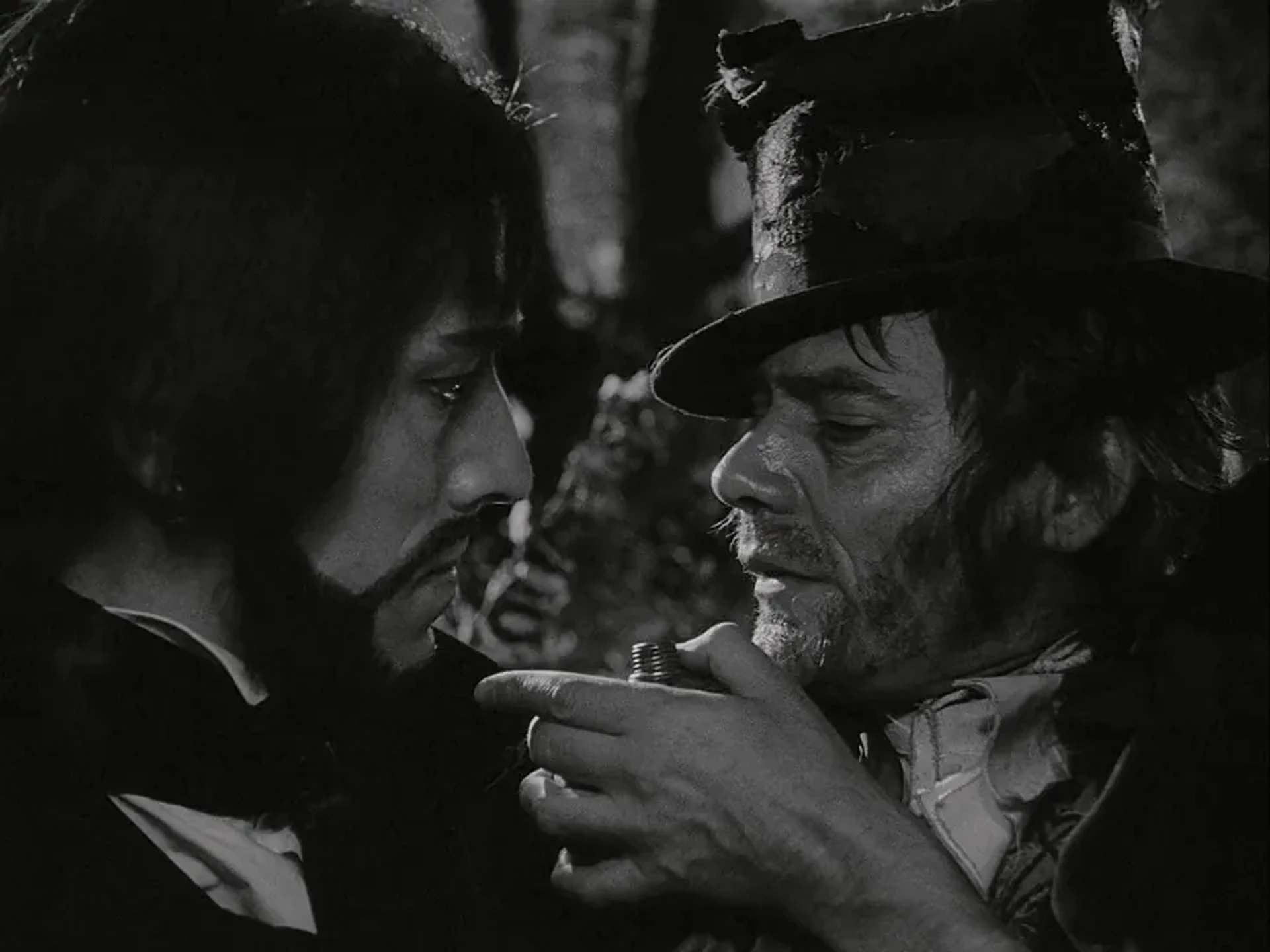 Max von Sydow and Bengt Ekerot in The Magician (1958)