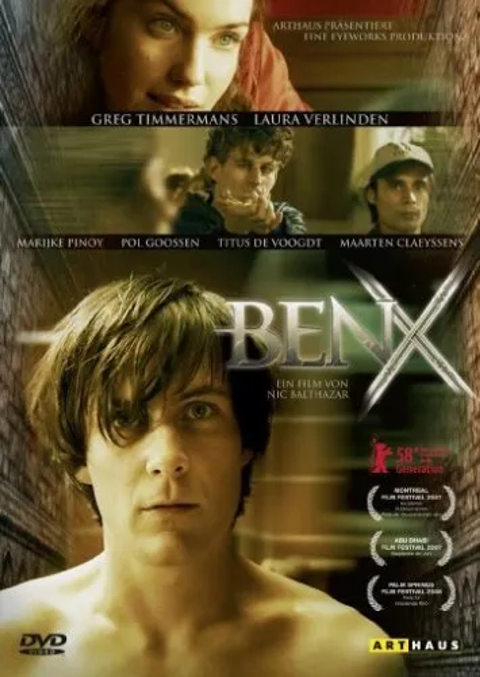 Maarten Claeyssens, Titus De Voogdt, Greg Timmermans, and Laura Verlinden in Ben X (2007)