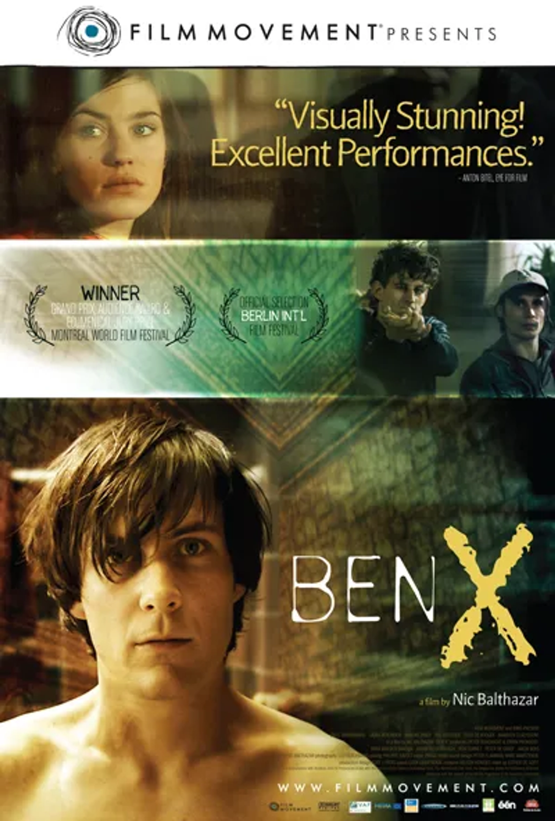Maarten Claeyssens, Titus De Voogdt, Greg Timmermans, and Laura Verlinden in Ben X (2007)