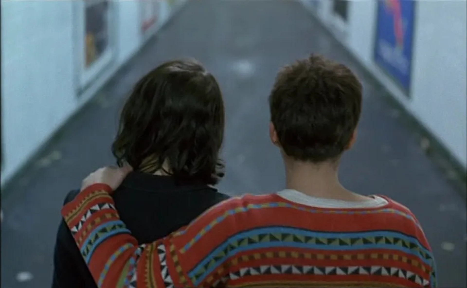 Juliette Binoche and Denis Lavant in The Lovers on the Bridge (1991)