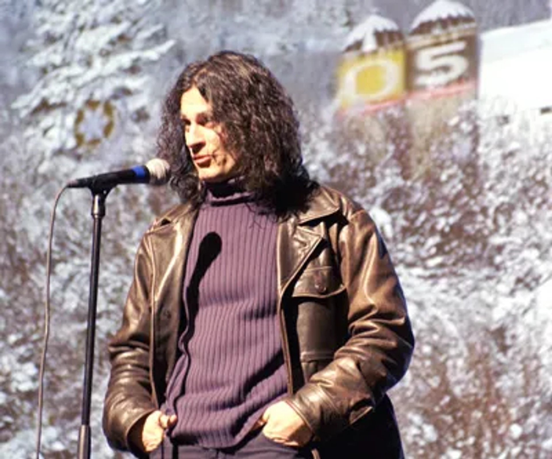 Ziad Doueiri at an event for Lila dit ça (2004)