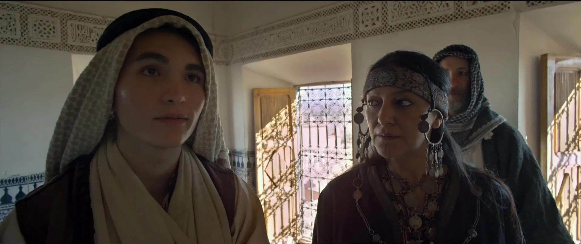 Nadia Niazi and Anas Chrifi in Queen of the Desert (2015)