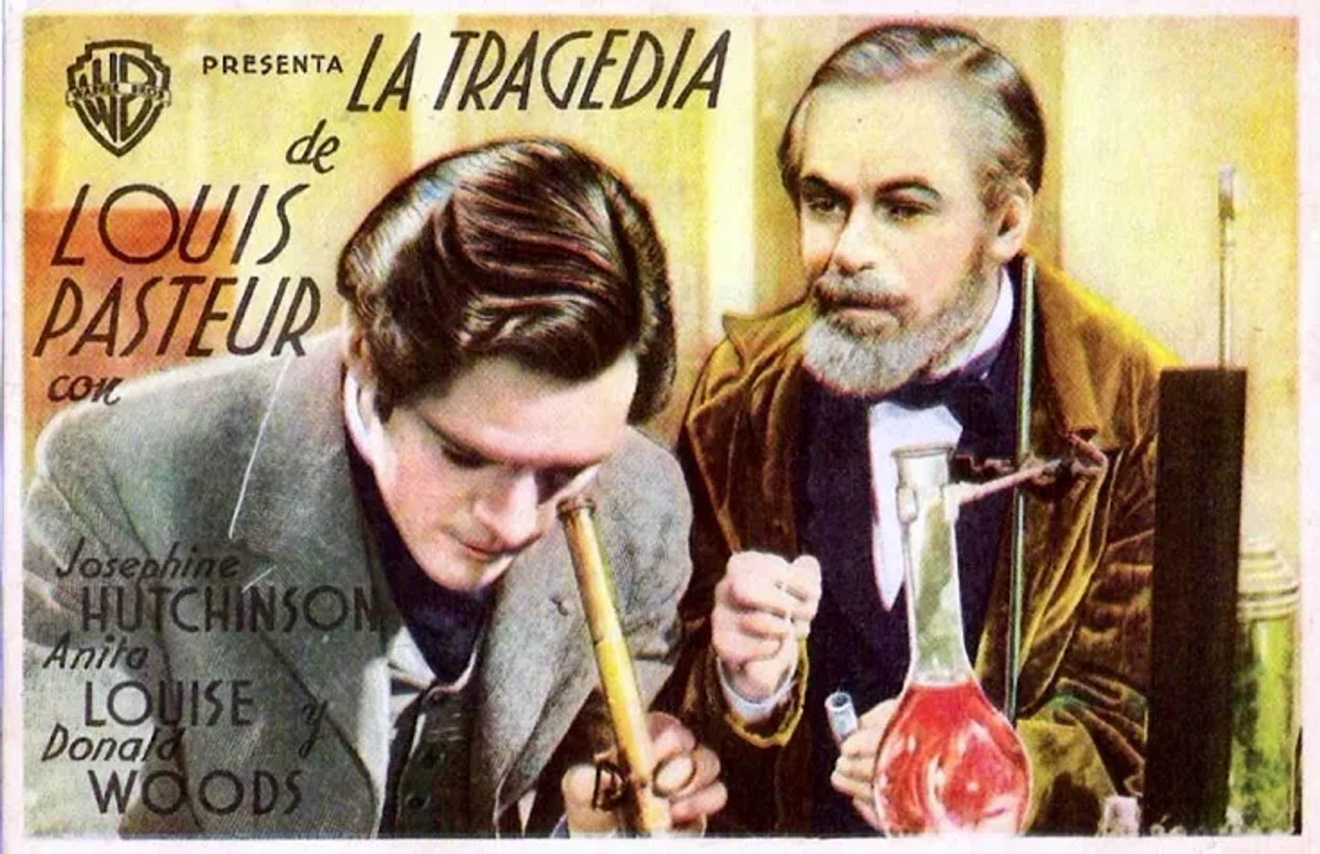 Paul Muni and Donald Woods in The Story of Louis Pasteur (1936)