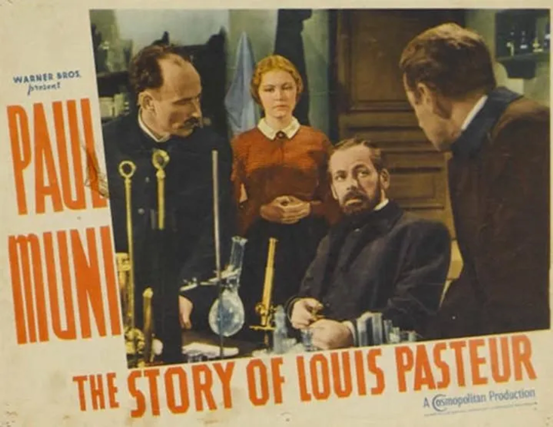 George Beranger, Josephine Hutchinson, and Paul Muni in The Story of Louis Pasteur (1936)