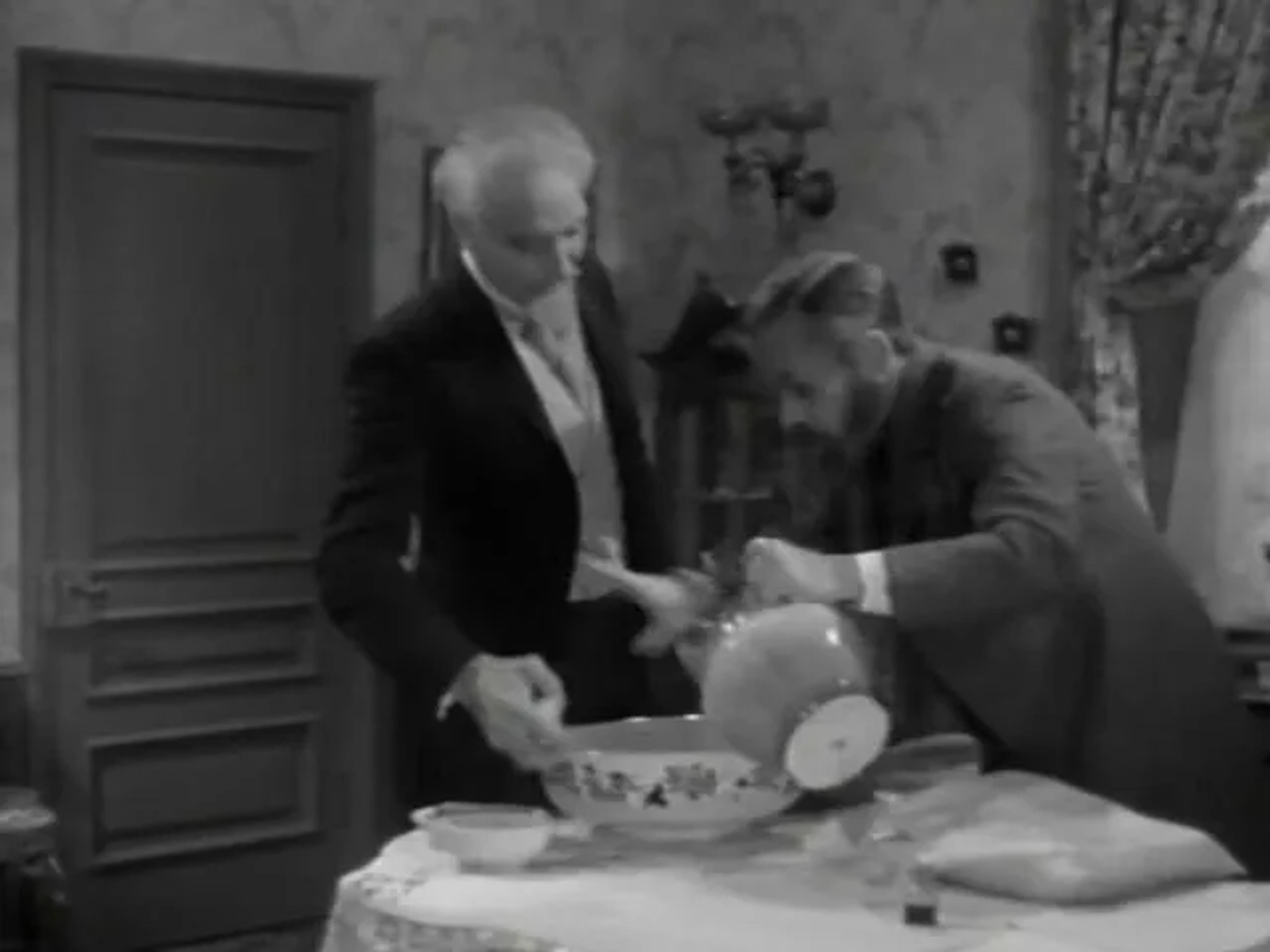 Fritz Leiber and Paul Muni in The Story of Louis Pasteur (1936)