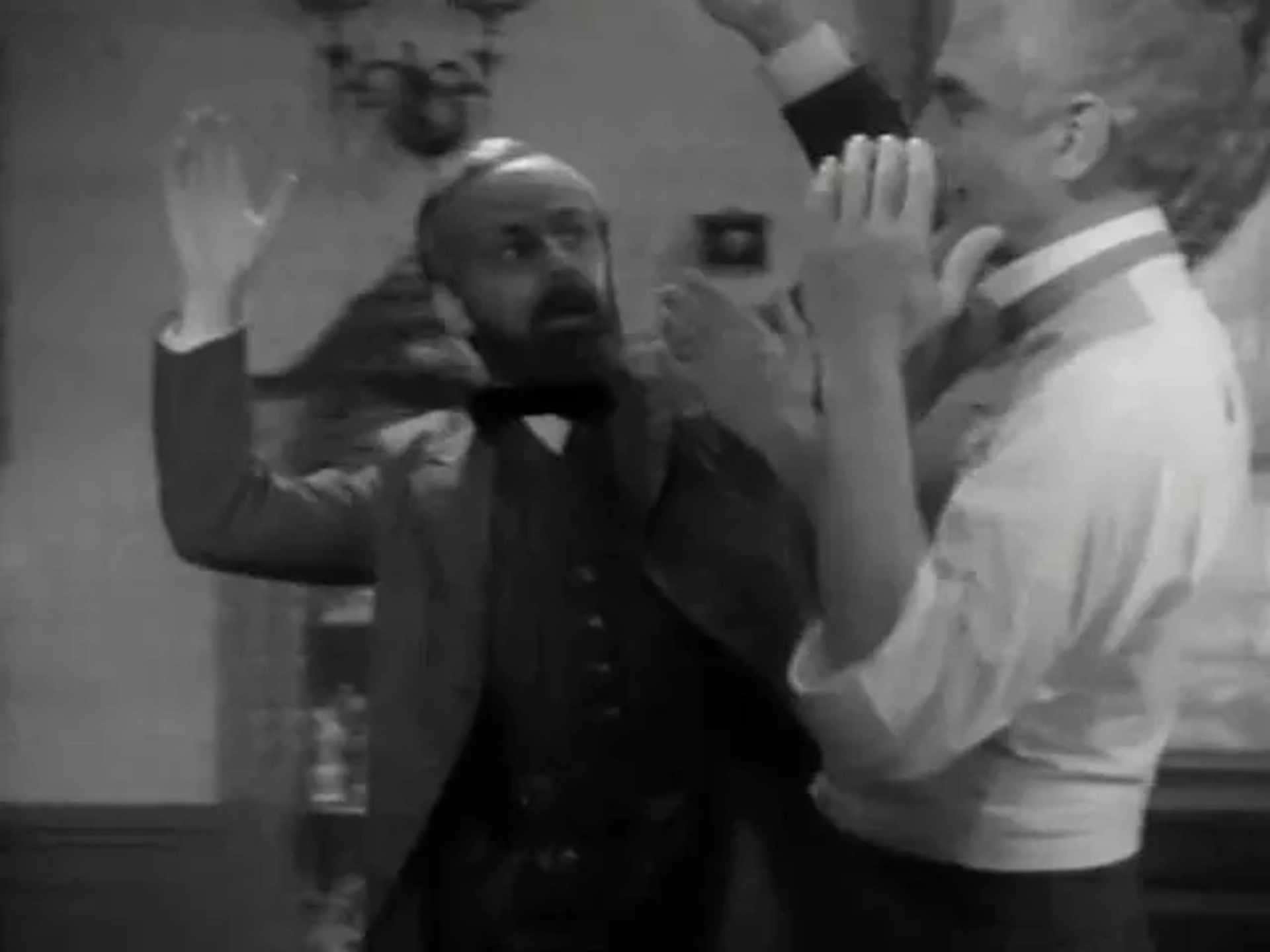 Fritz Leiber and Paul Muni in The Story of Louis Pasteur (1936)