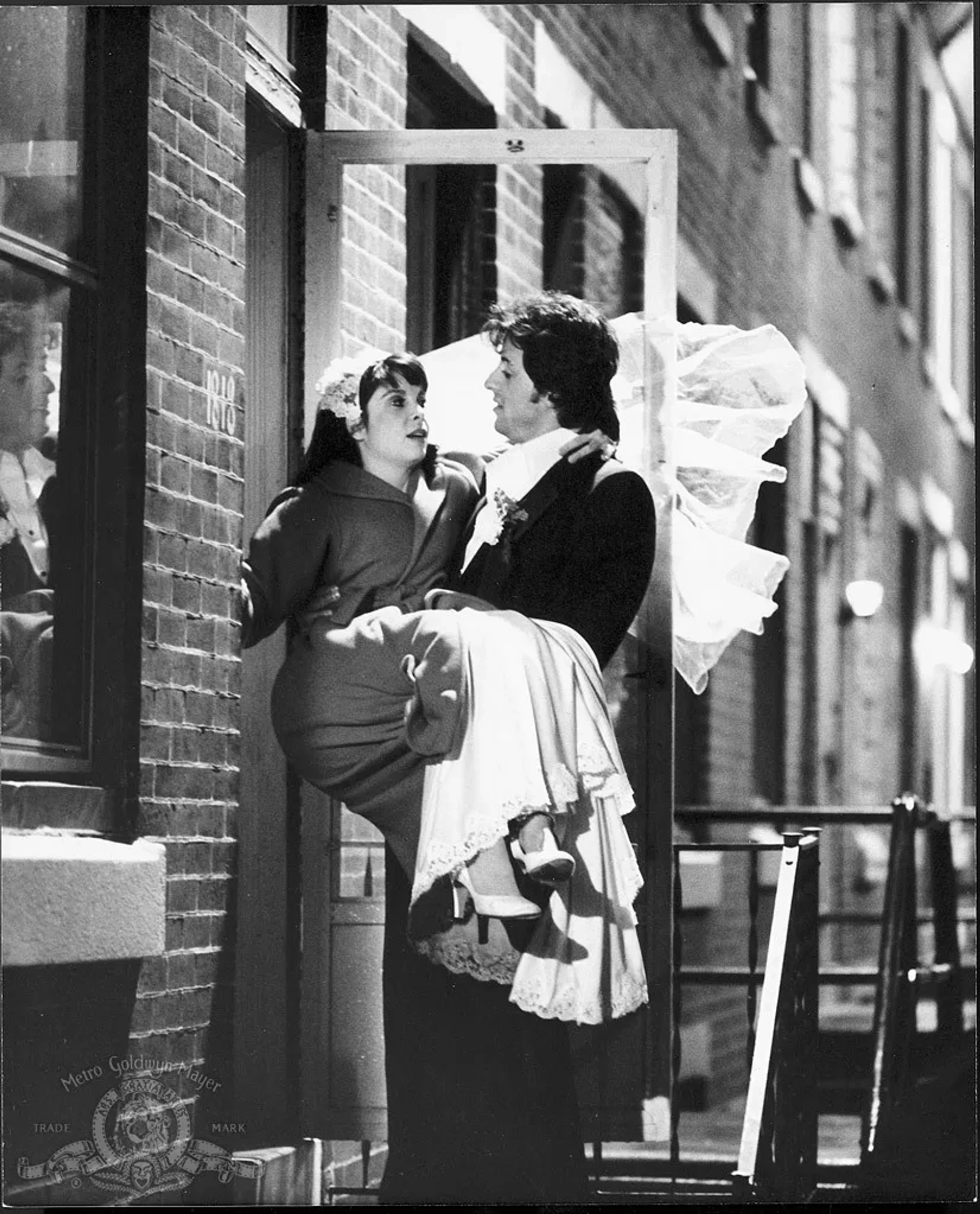 Sylvester Stallone and Talia Shire in Rocky II (1979)