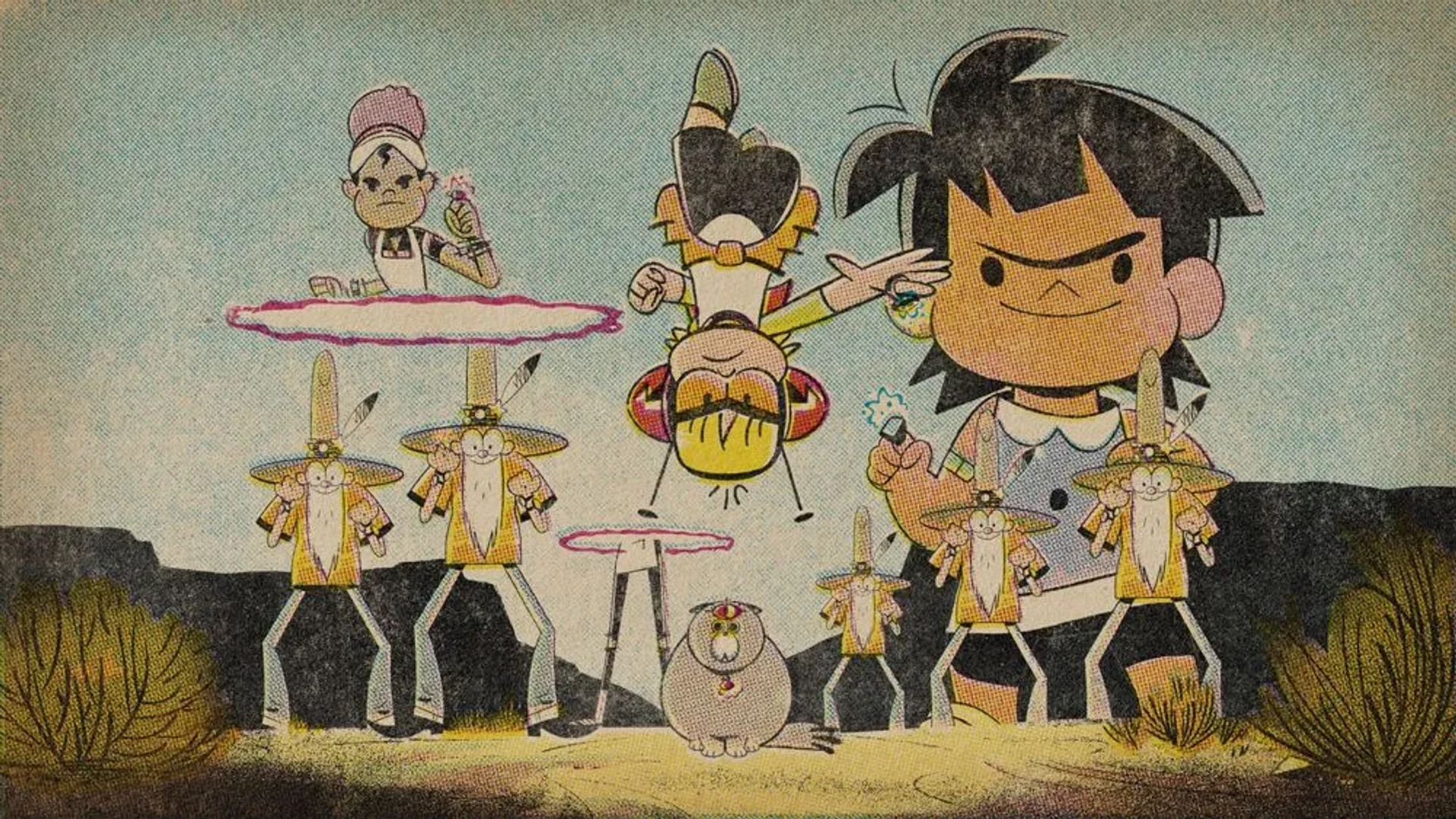 Fred Tatasciore, Keith Ferguson, Bennett Abara, Lily Rose Silver, and Jack Fisher in Kid Cosmic (2021)