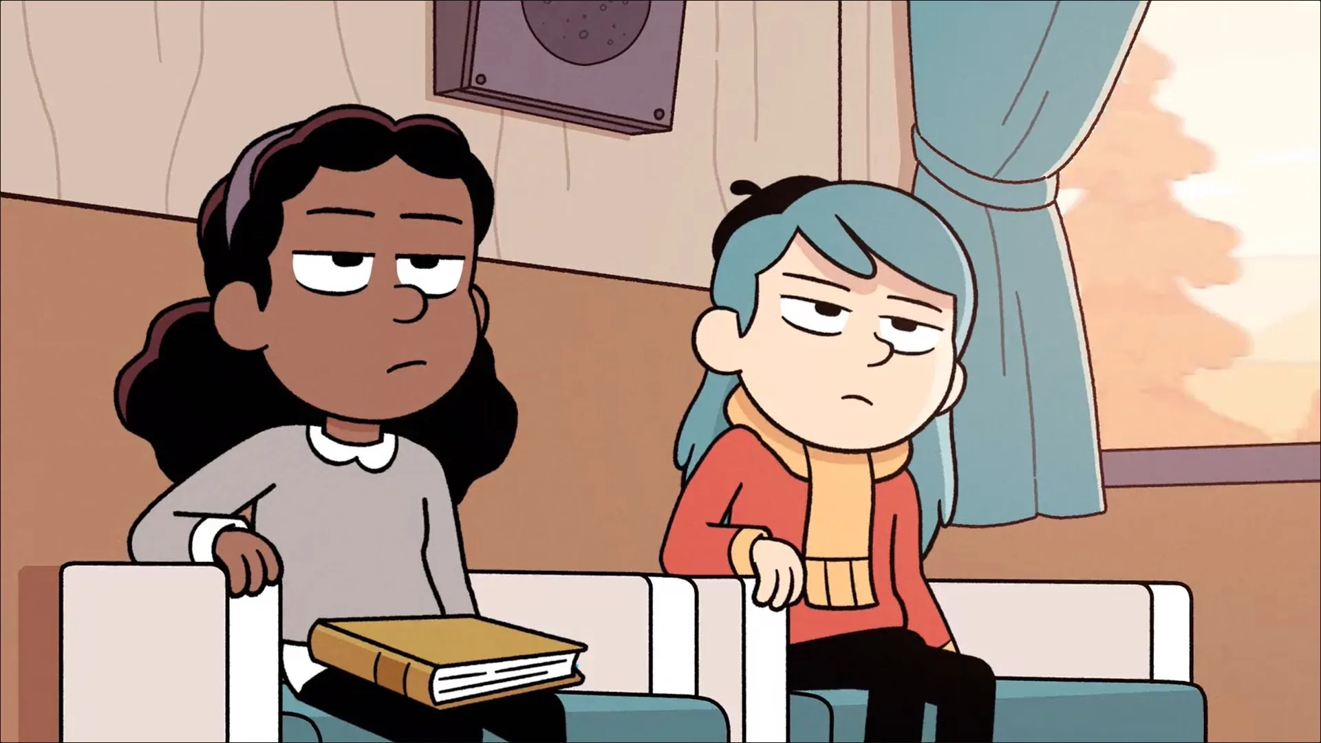 Ameerah Falzon and Bella Ramsey in Chapter 1: The Train to Tofoten (2023)